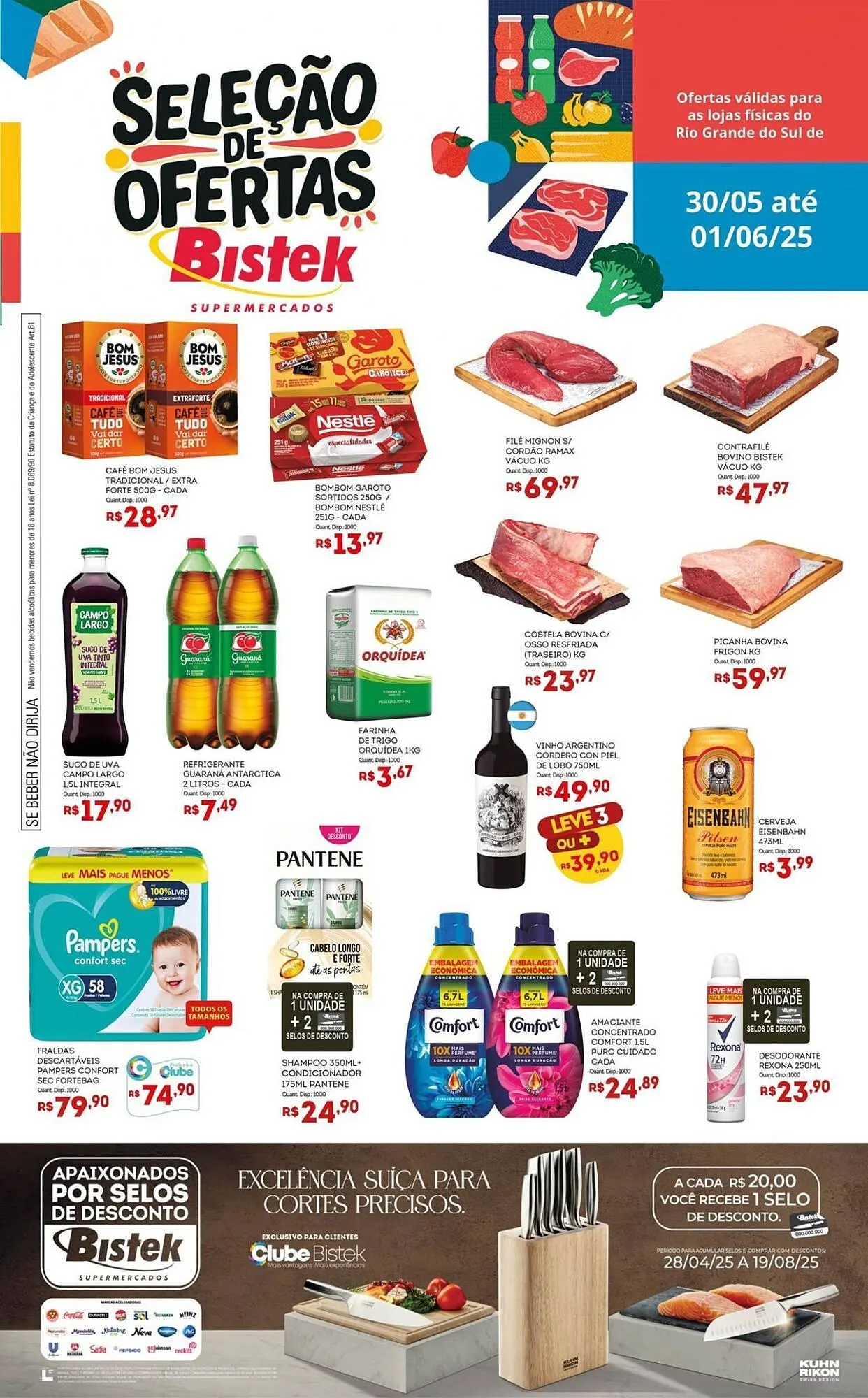 Encarte de Catálogo Bistek Supermercados 30 de maio até 1 de junho 2025 - Pagina 1