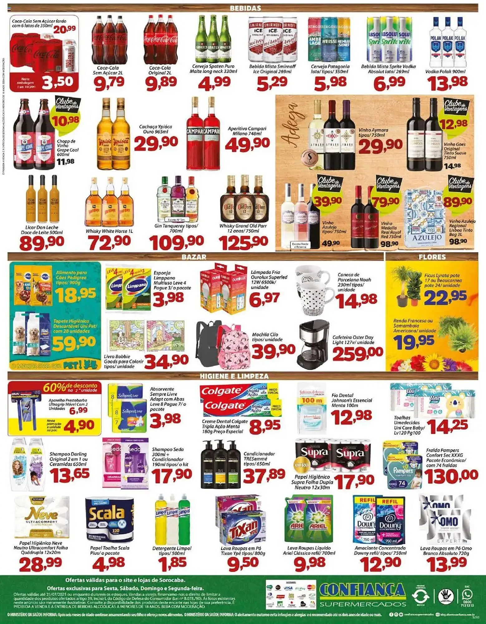 Encarte de Catálogo Confiança Supermercados 18 de julho até 21 de julho 2025 - Pagina 4