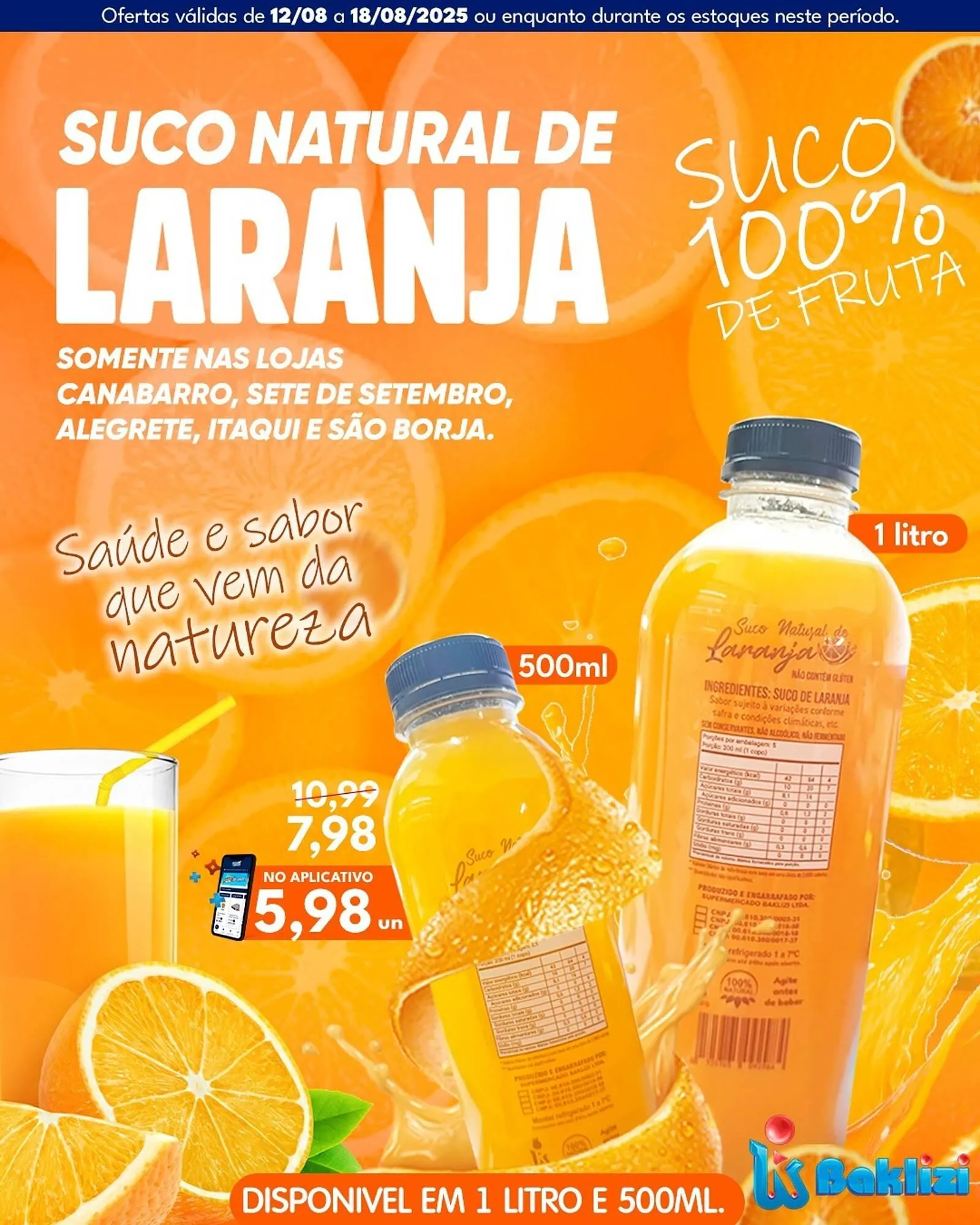 Encarte de Catálogo Supermercados Baklizi 12 de agosto até 18 de agosto 2025 - Pagina 4