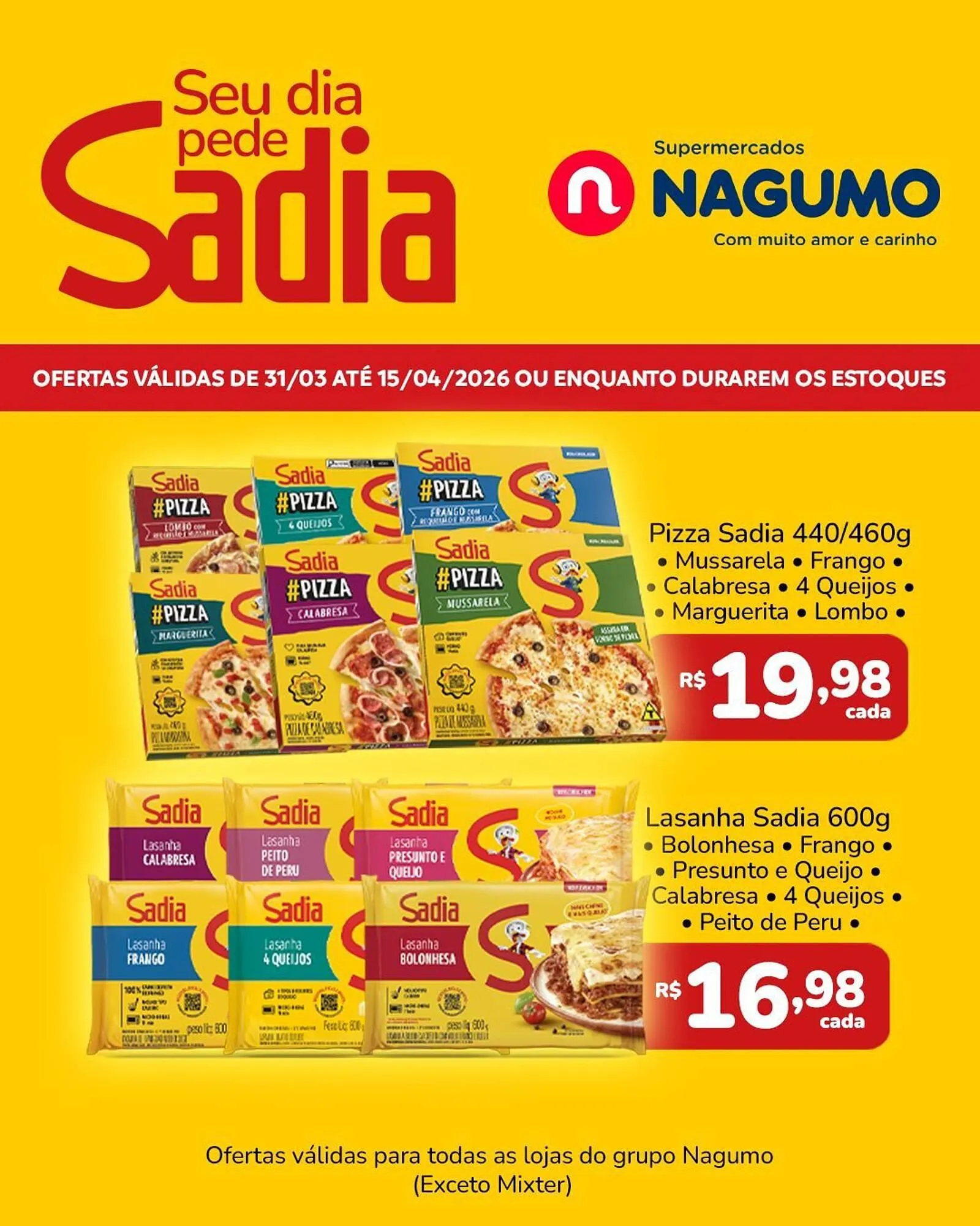 Encarte de Folheto Nagumo 31 de março até 15 de abril 2026 - Pagina 1