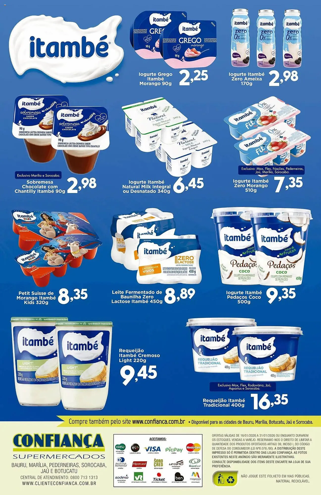Encarte de Catálogo Confiança Supermercados 16 de janeiro até 1 de fevereiro 2026 - Pagina 2