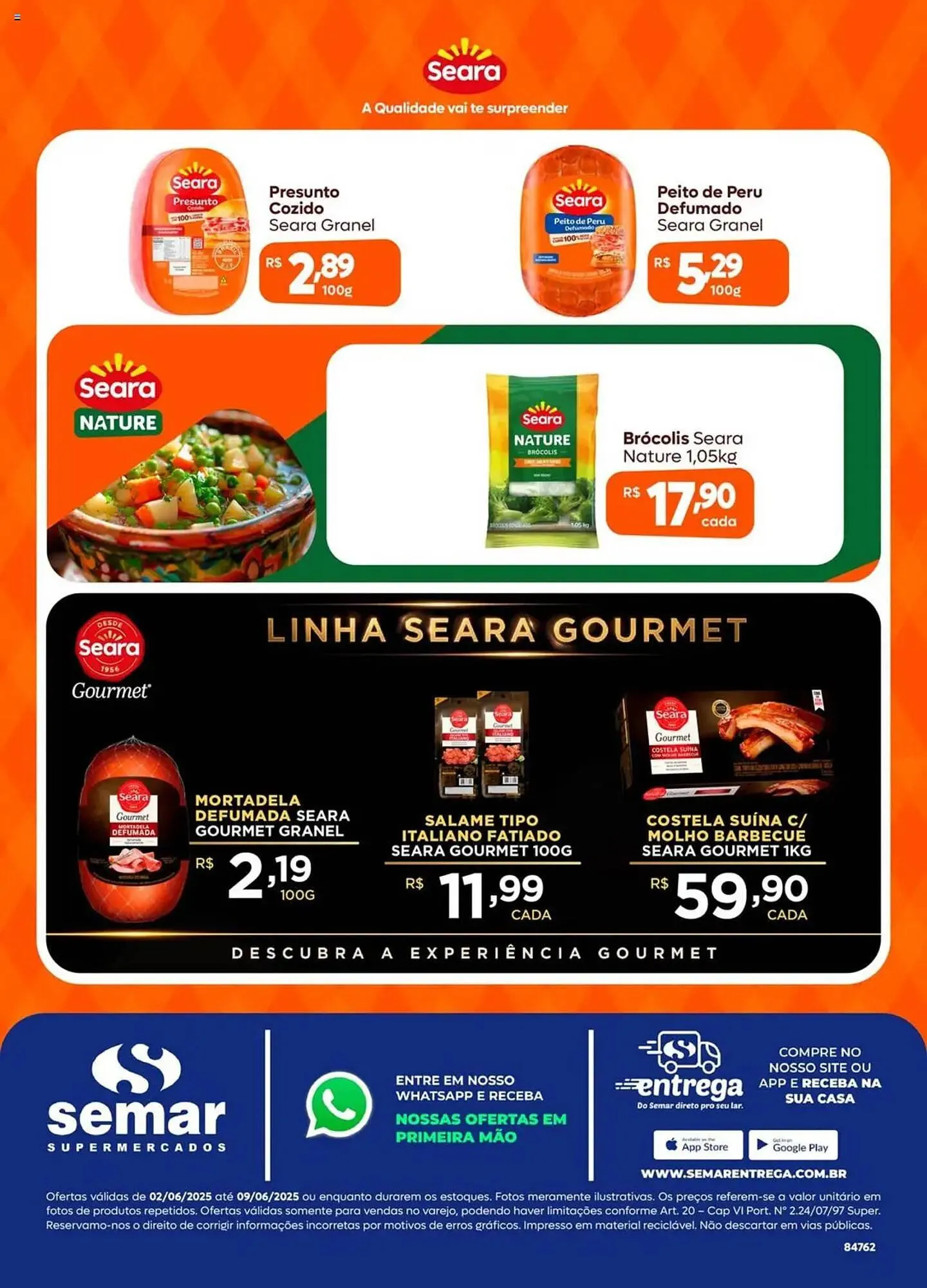 Encarte de Catálogo Semar Supermercado 2 de junho até 10 de junho 2025 - Pagina 2