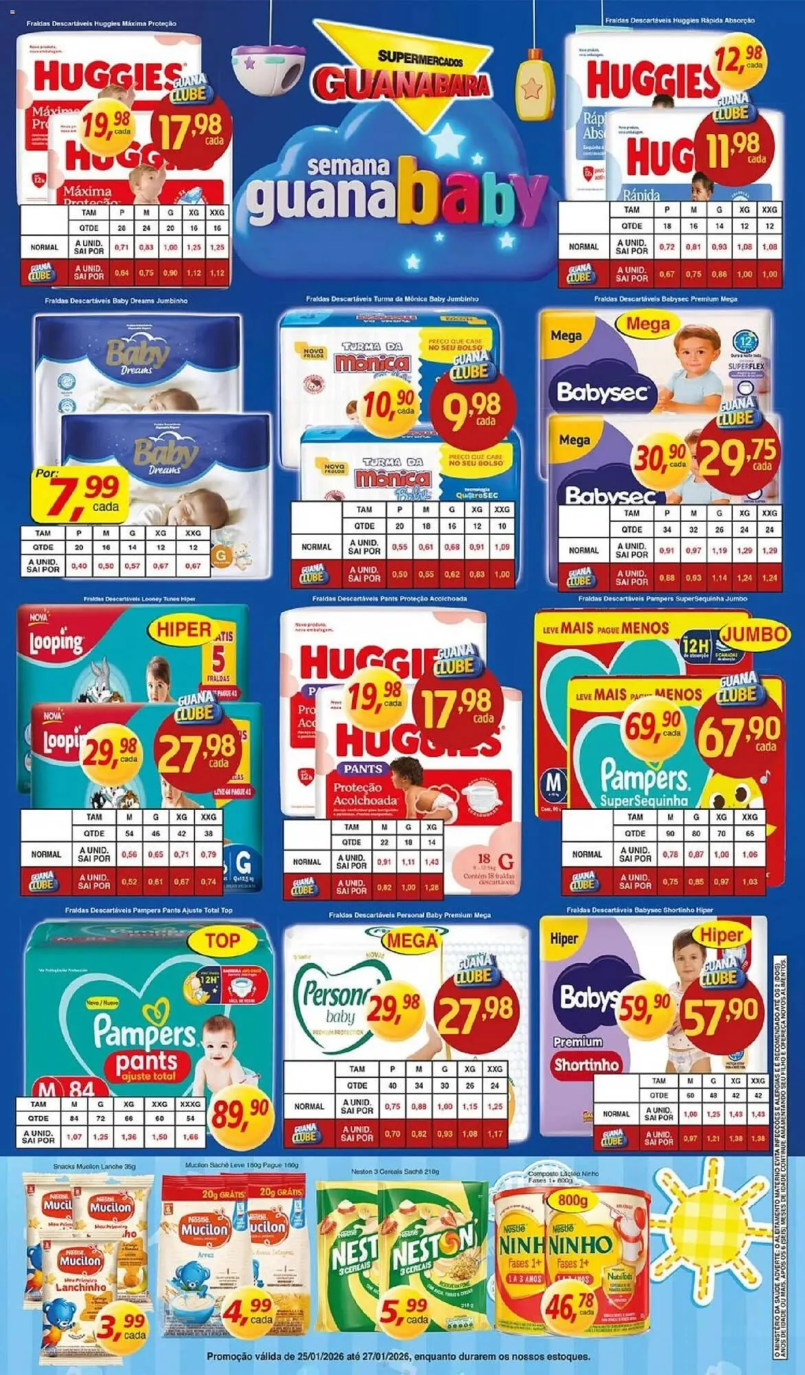 Encarte de Encarte Supermercados Guanabara 25 de janeiro até 27 de janeiro 2026 - Pagina 3