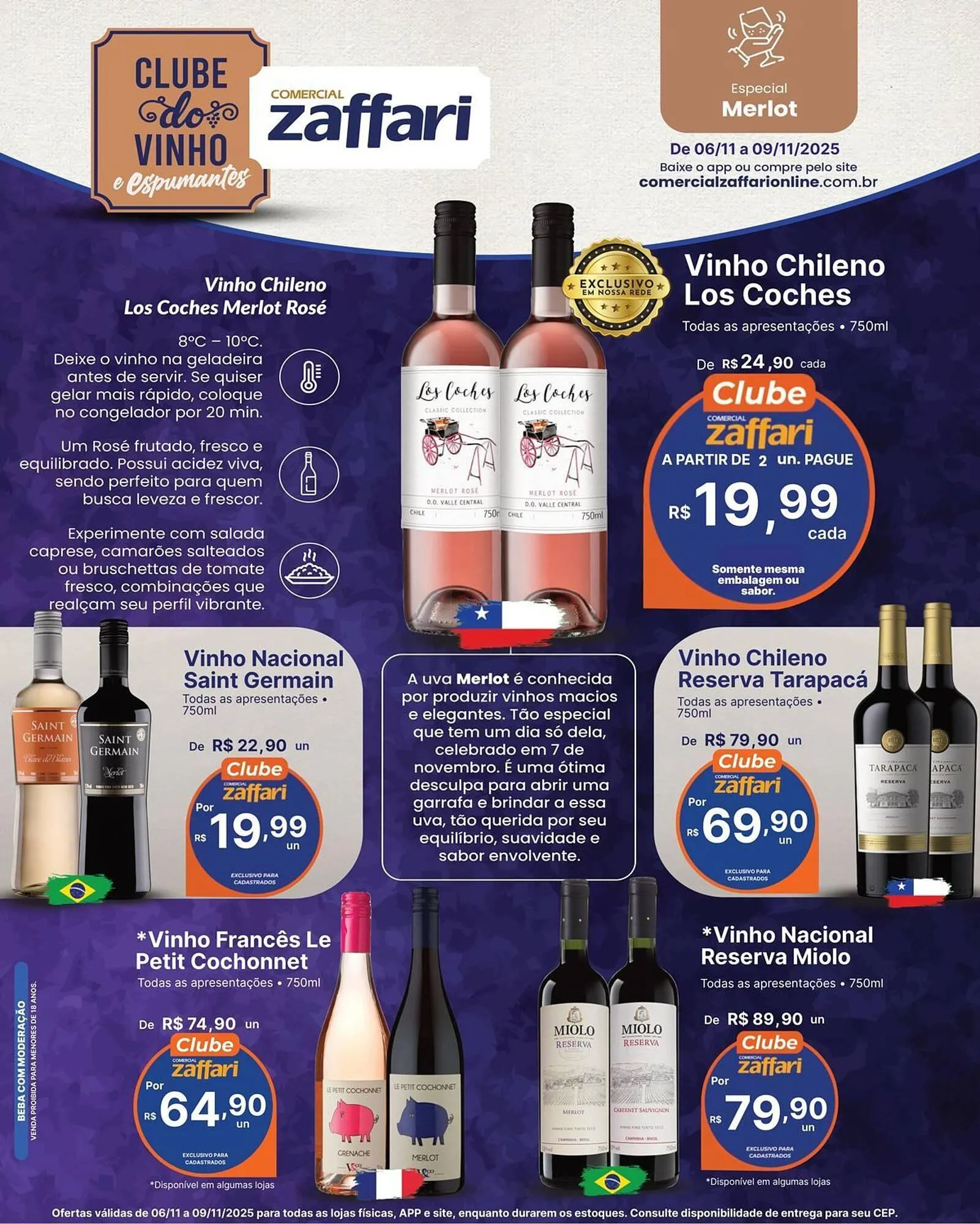 Encarte de Encarte Comercial Zaffari 7 de novembro até 9 de novembro 2025 - Pagina 1