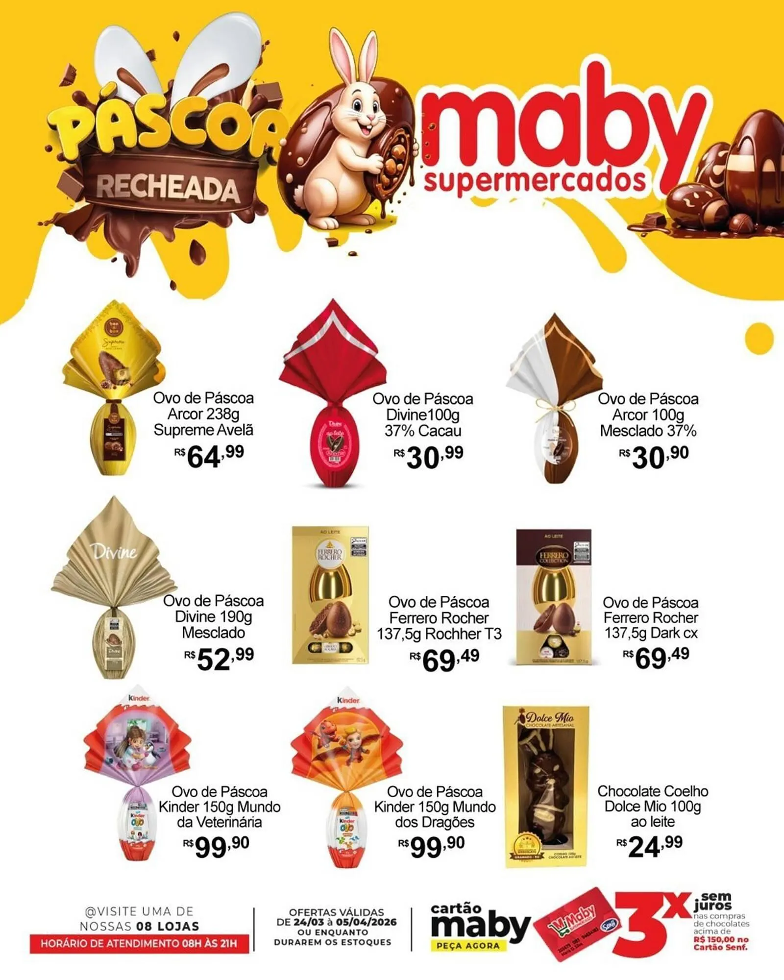 Encarte de Catálogo Maby Supermercados 24 de março até 5 de abril 2026 - Pagina 3
