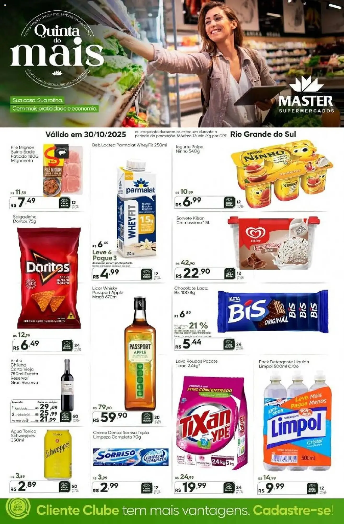 Folheto Master Supermercados - 1