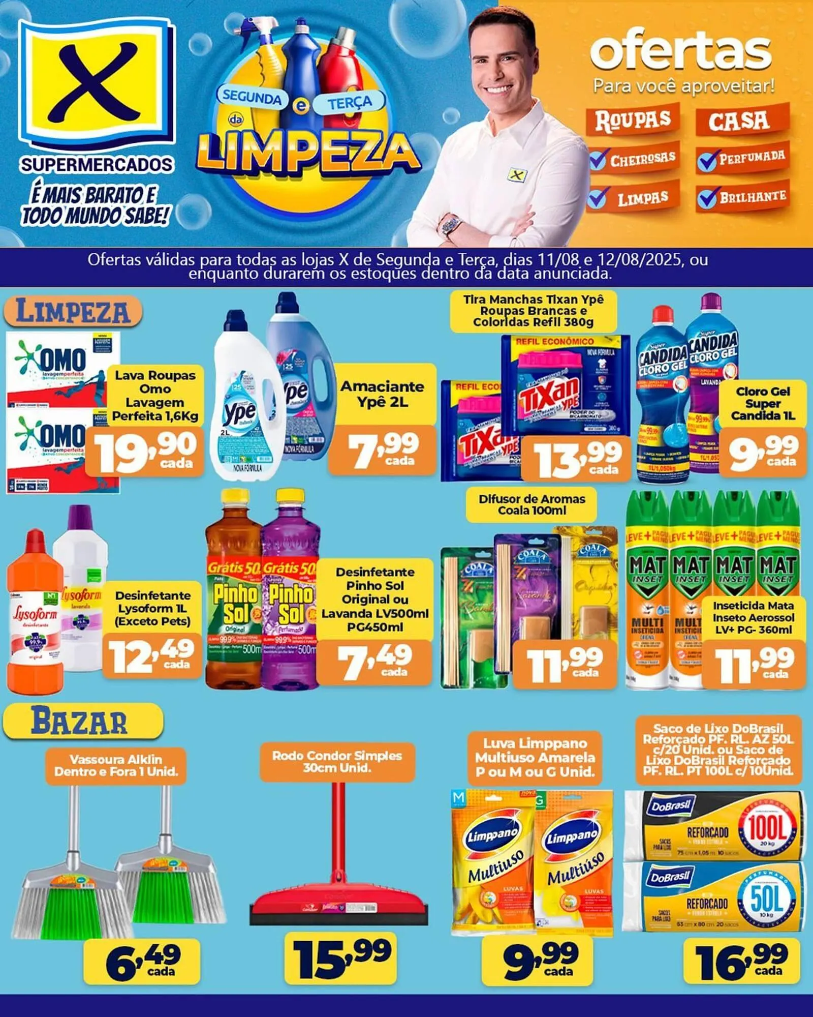 Encarte de Catálogo X Supermercados 11 de agosto até 16 de agosto 2025 - Pagina 3