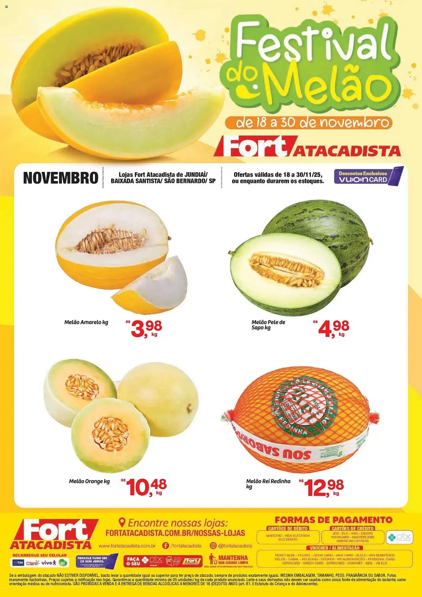 Encarte de Tabloide Fort Atacadista 18 de novembro até 30 de novembro 2025 - Pagina 1