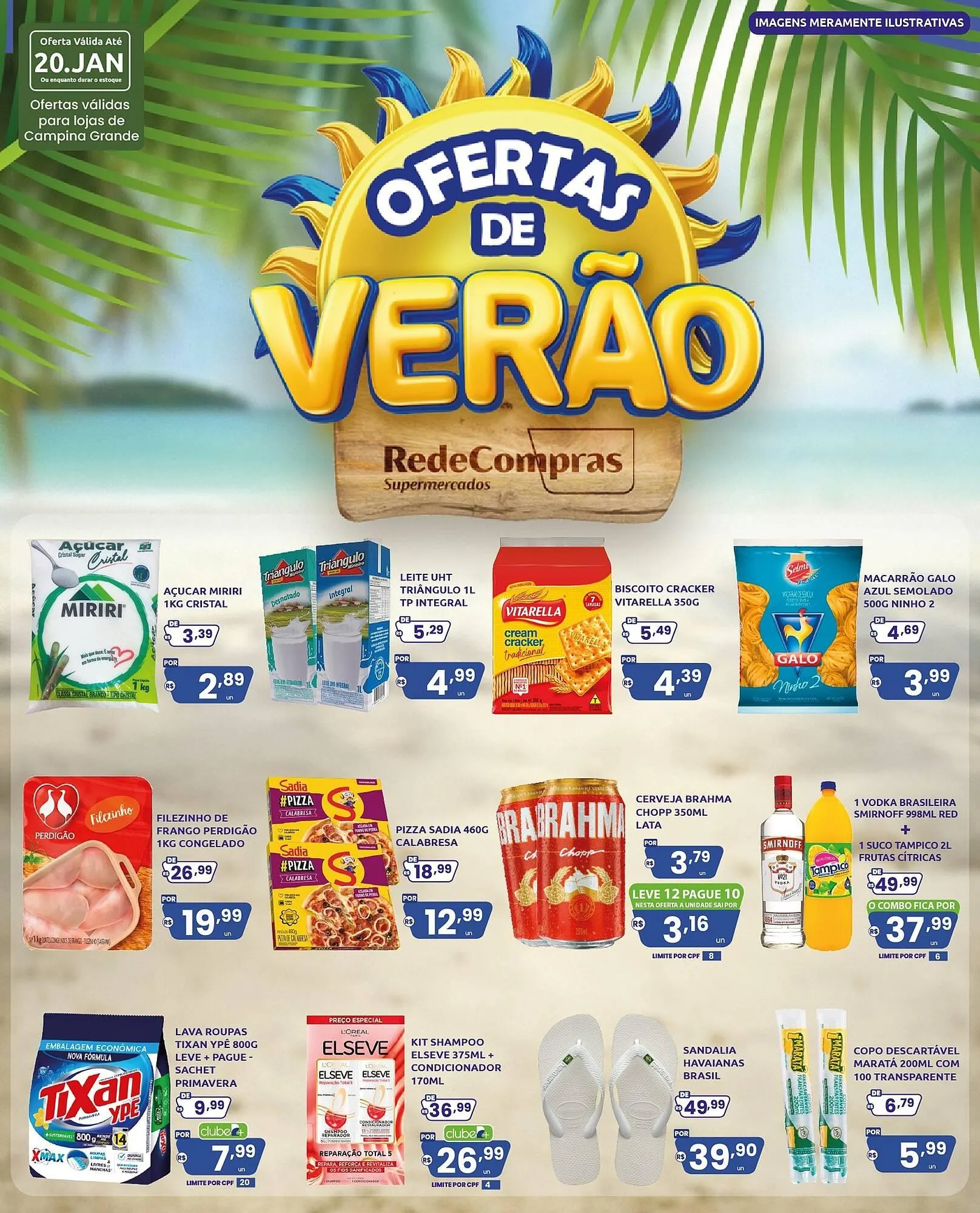 Encarte de Encarte Rede Compras 19 de janeiro até 20 de janeiro 2026 - Pagina 1