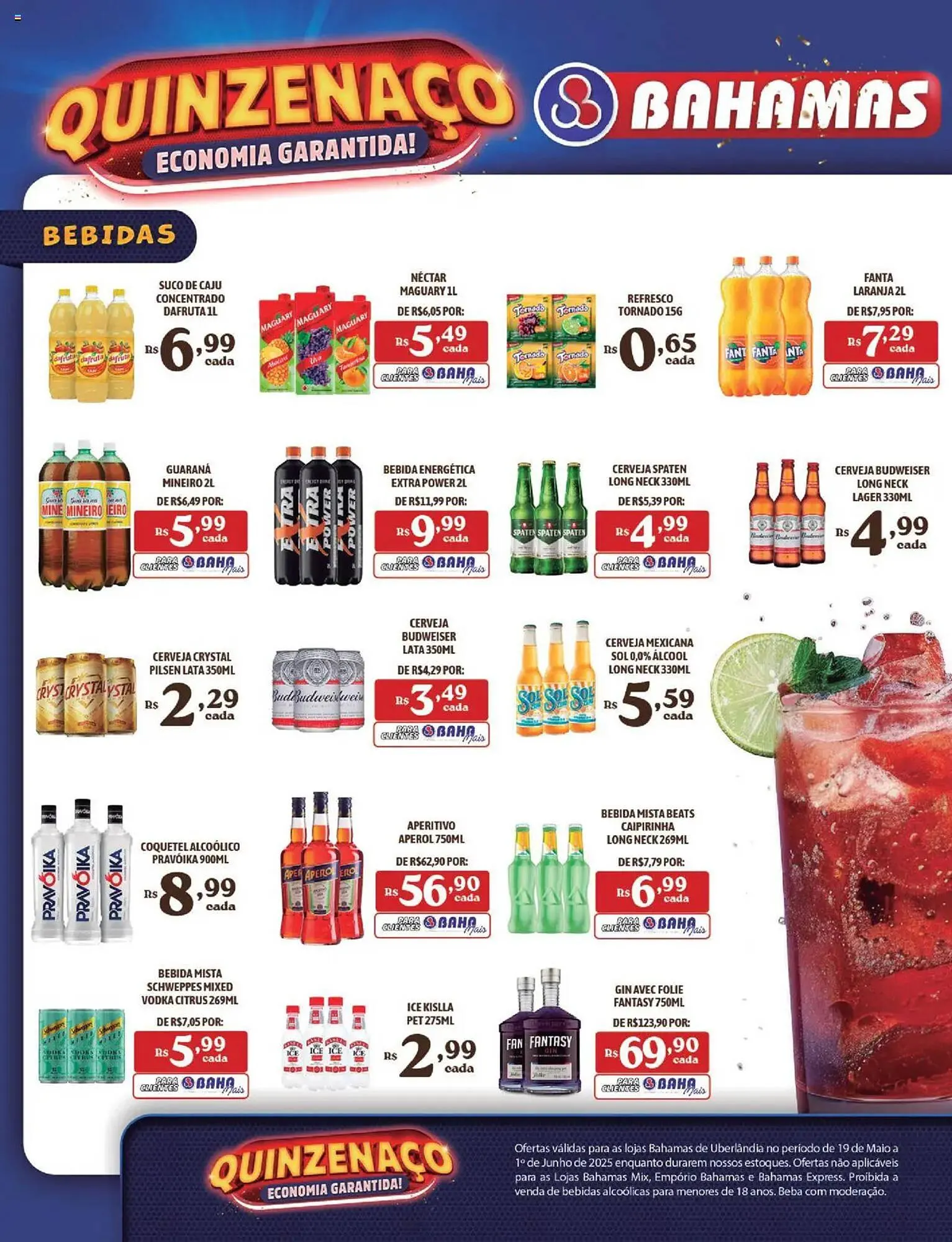 Encarte de Catálogo Bahamas Supermercados 19 de maio até 2 de junho 2025 - Pagina 46