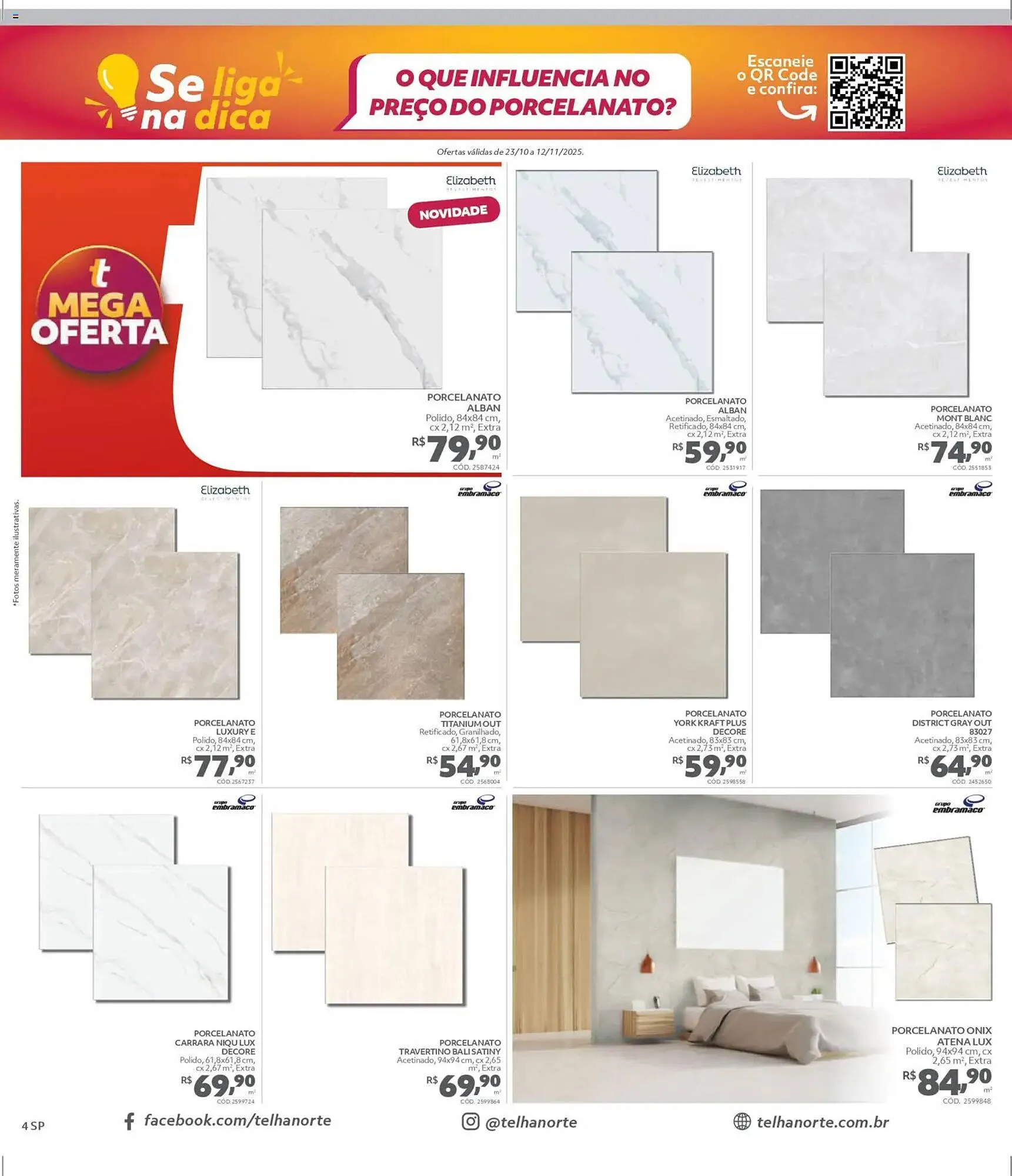 Encarte de Catálogo Telhanorte 23 de outubro até 12 de novembro 2025 - Pagina 4