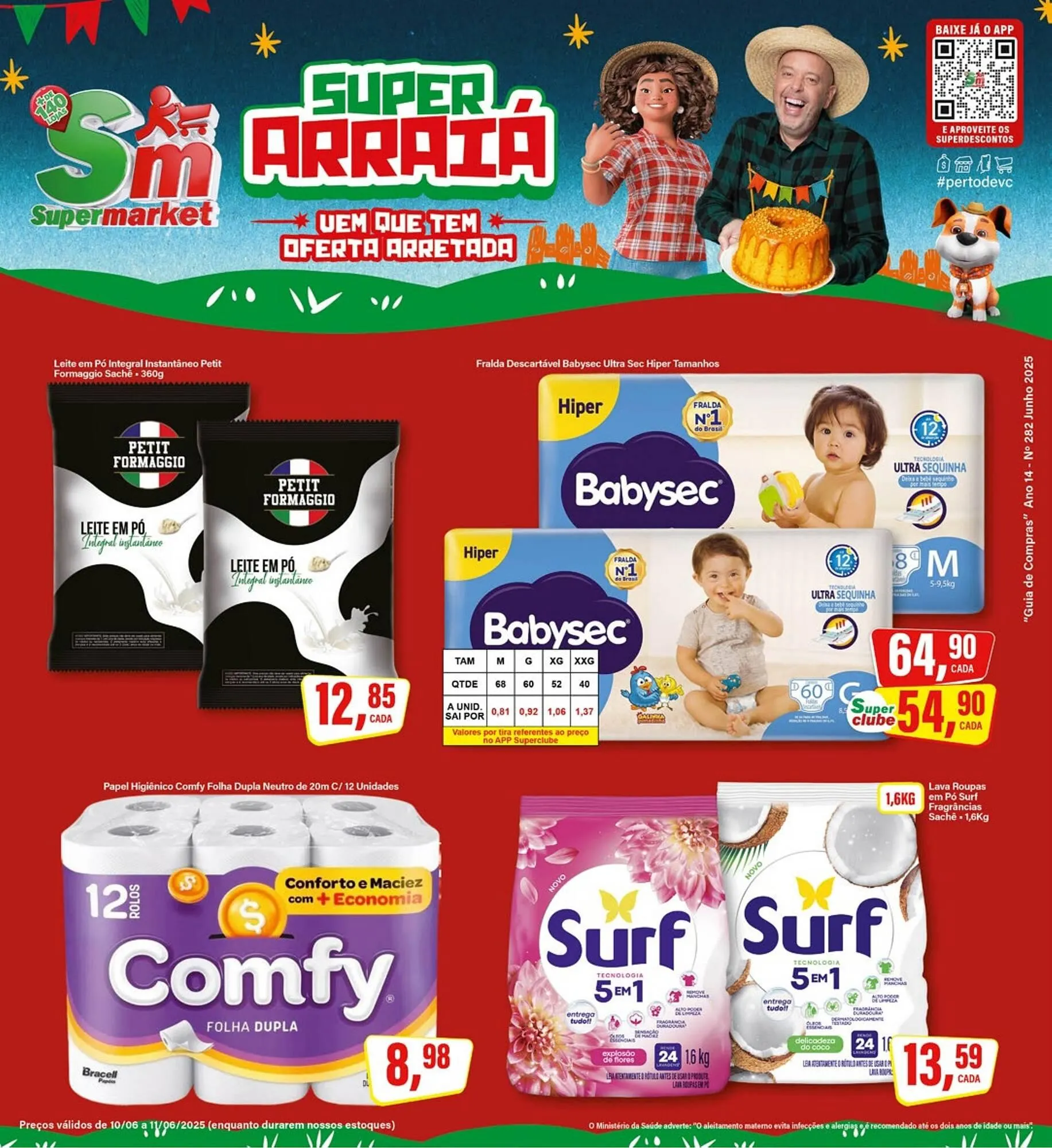 Encarte de Catálogo Rede Supermarket 10 de junho até 11 de junho 2025 - Pagina 1