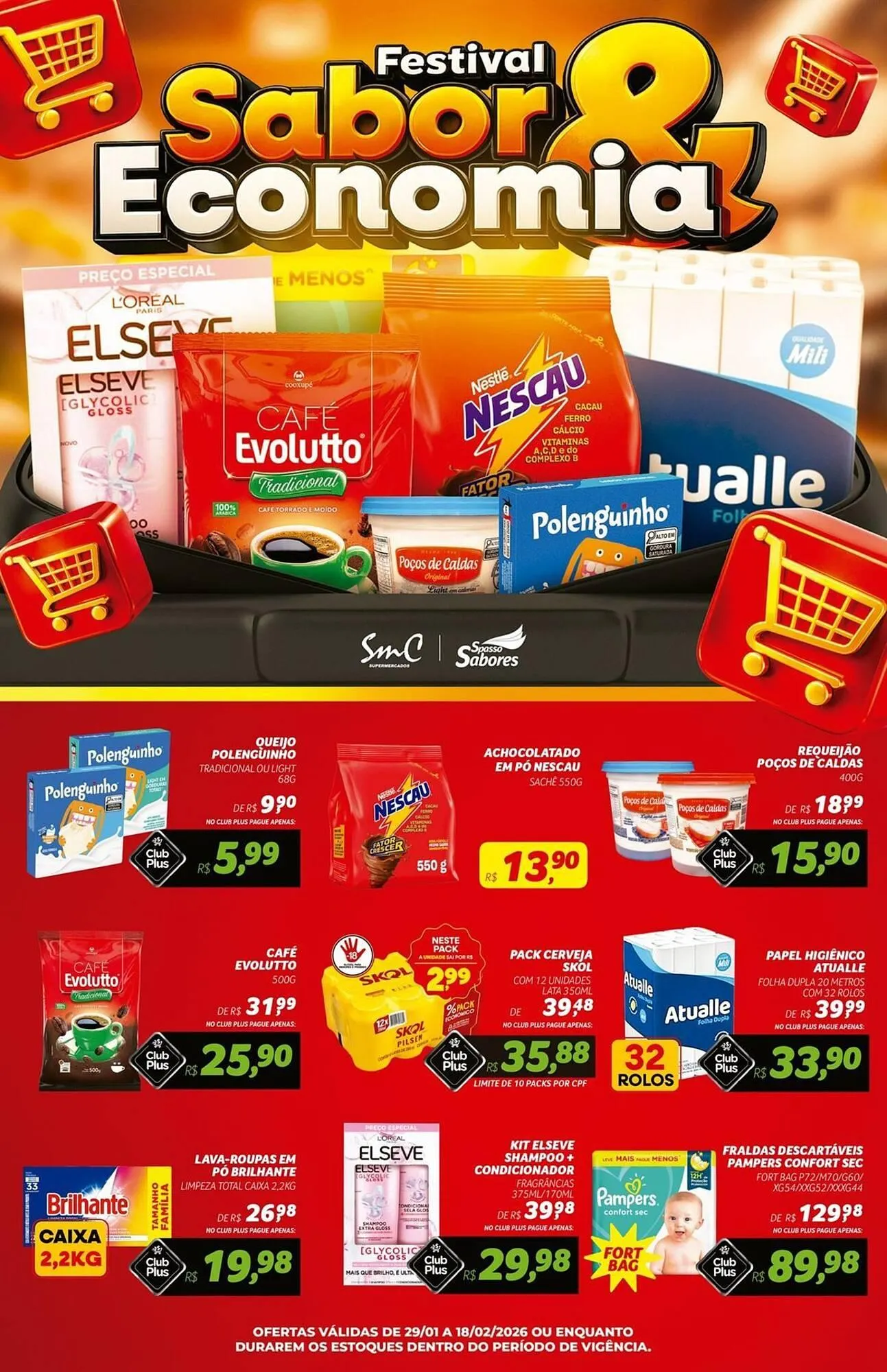 Encarte de Folheto Spasso Sabores 29 de janeiro até 18 de fevereiro 2026 - Pagina 2