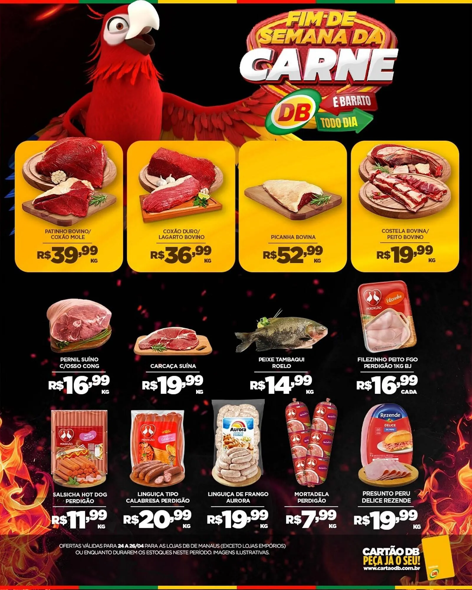 Encarte de Catálogo DB Supermercados 24 de abril até 26 de abril 2026 - Pagina 1