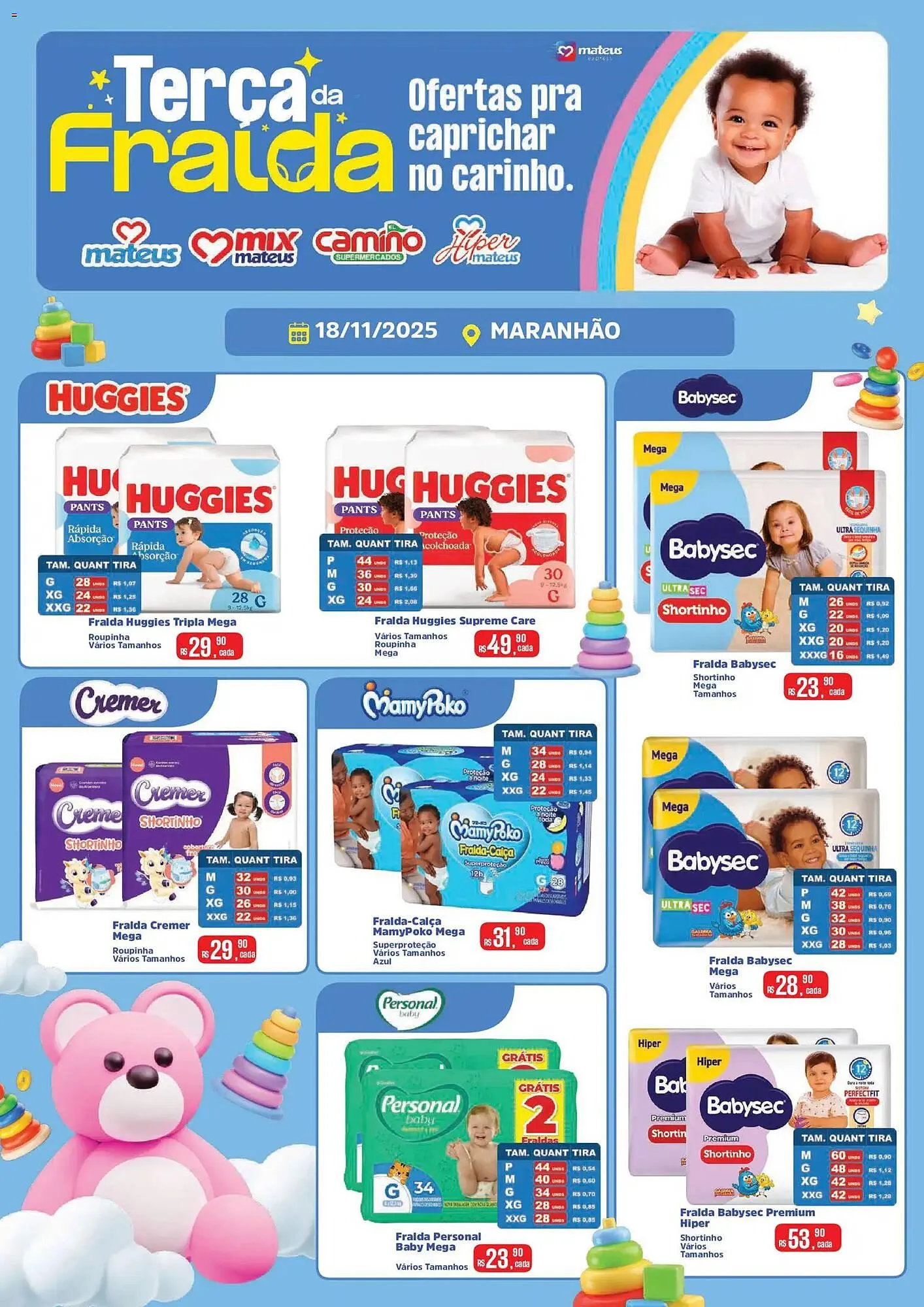 Encarte de Catálogo Supermercados Mateus 18 de novembro até 18 de novembro 2025 - Pagina 1