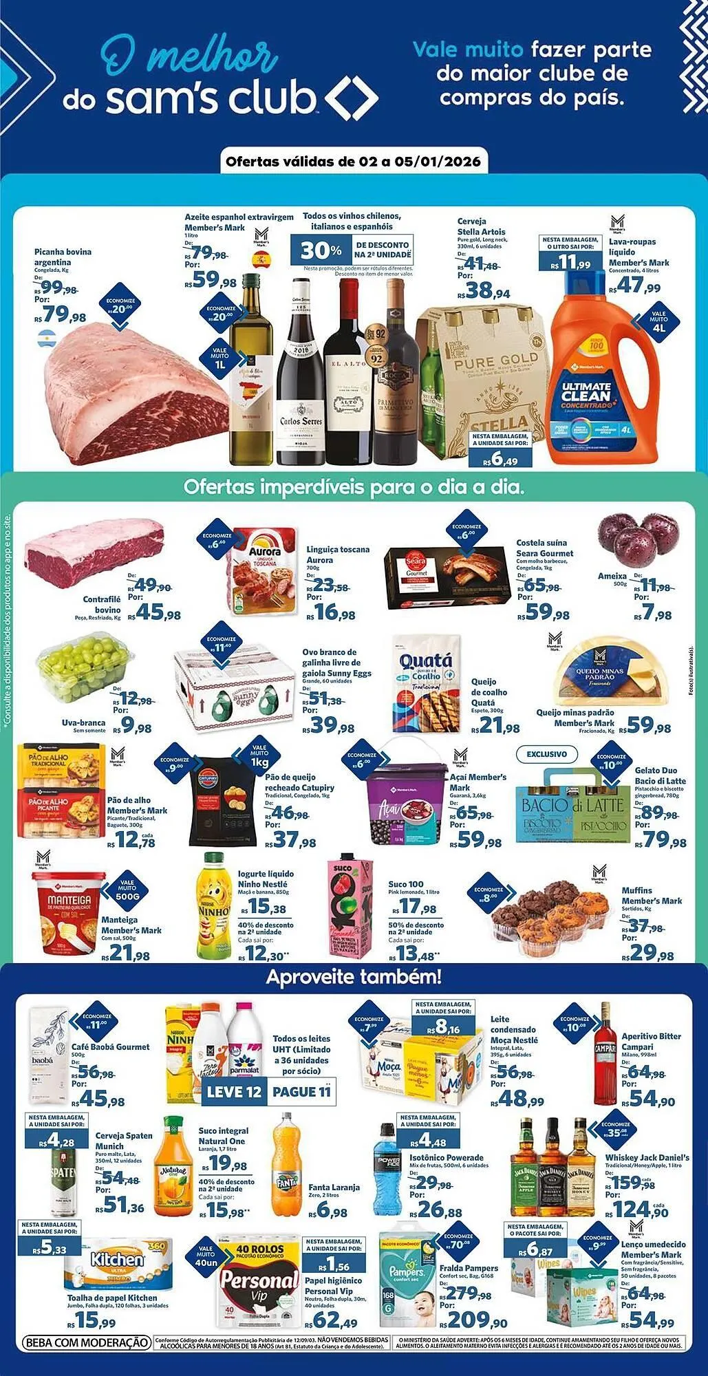 Encarte de Folheto Sam's Club 2 de janeiro até 5 de janeiro 2026 - Pagina 1