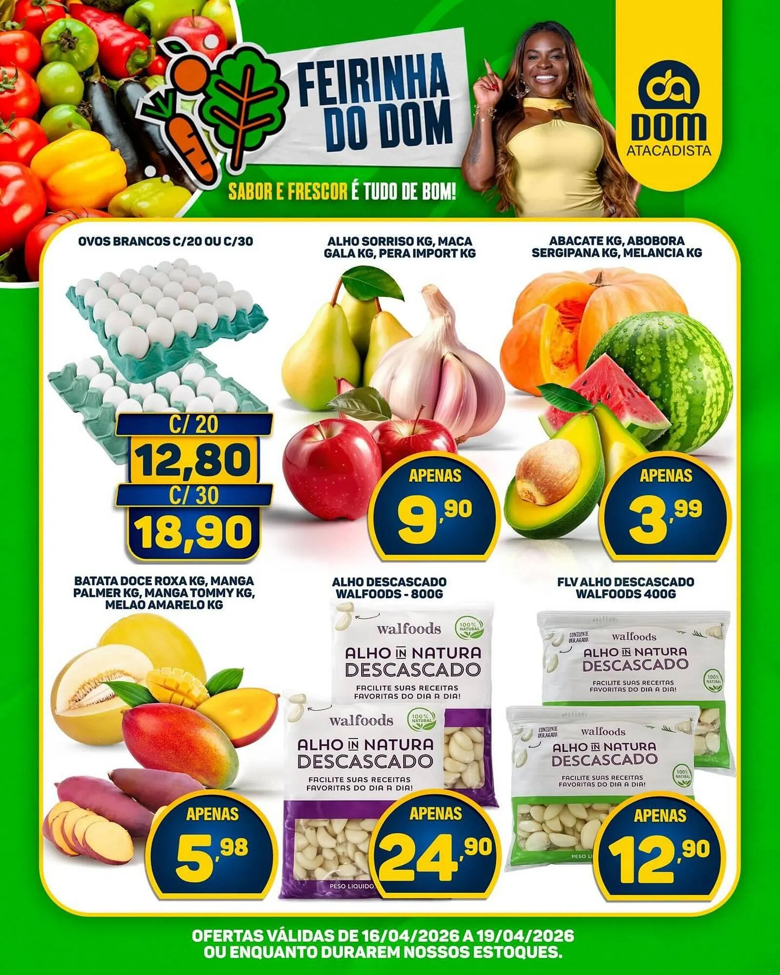 Encarte de Encarte Dom Atacadista 16 de abril até 19 de abril 2026 - Pagina 1