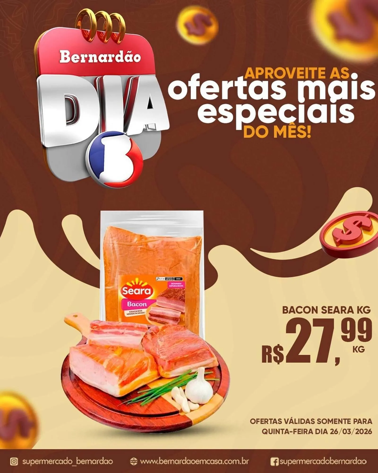 Encarte de Catálogo Supermercado Bernardão 26 de março até 26 de março 2026 - Pagina 8