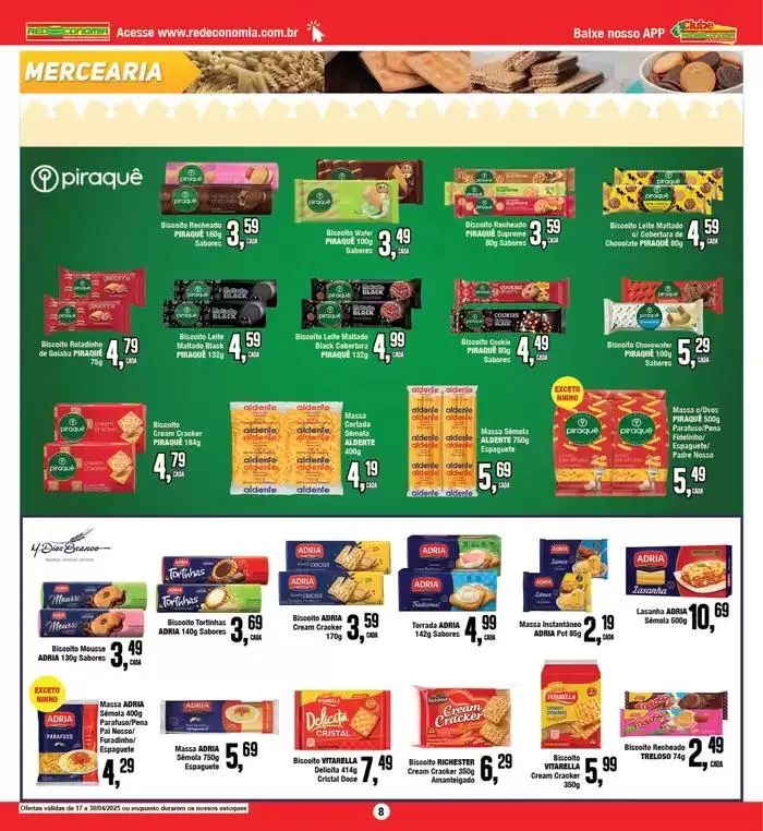 Encarte de Ofertas Rede Economia 17 de abril até 30 de abril 2025 - Pagina 7