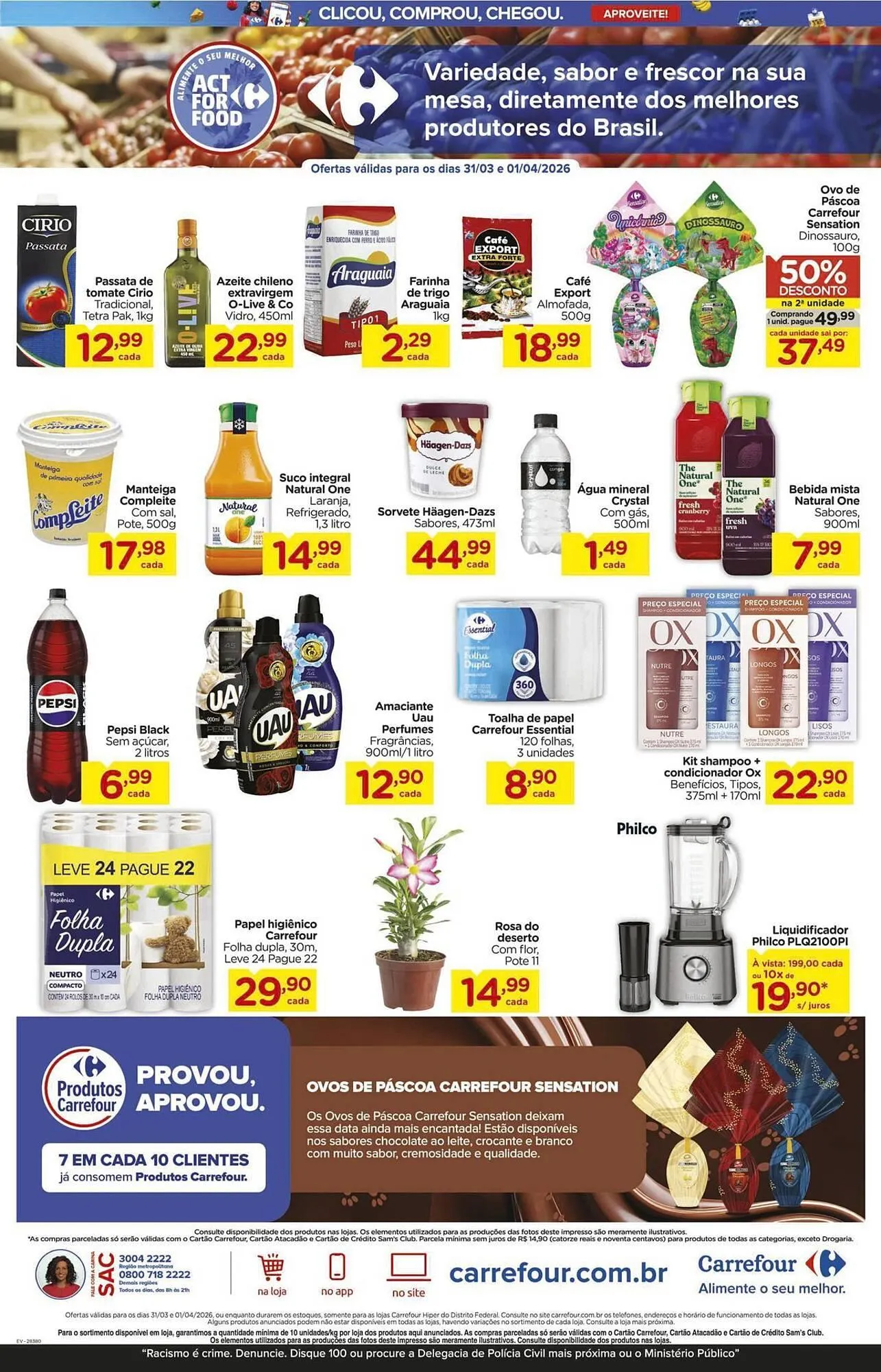 Encarte de Folheto Carrefour 31 de março até 1 de abril 2026 - Pagina 3