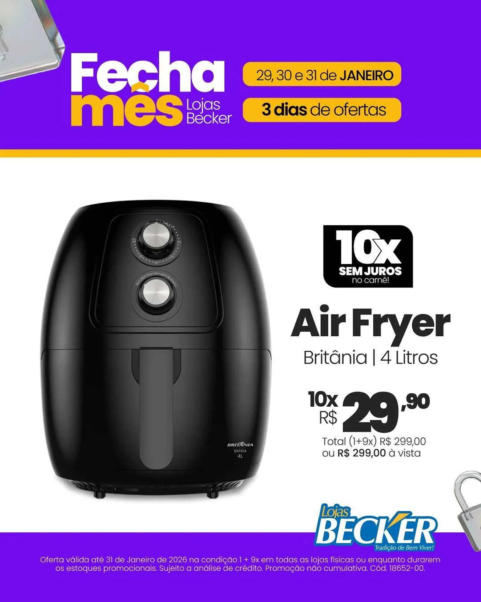 Encarte de Folheto Lojas Becker 29 de janeiro até 31 de janeiro 2026 - Pagina 2