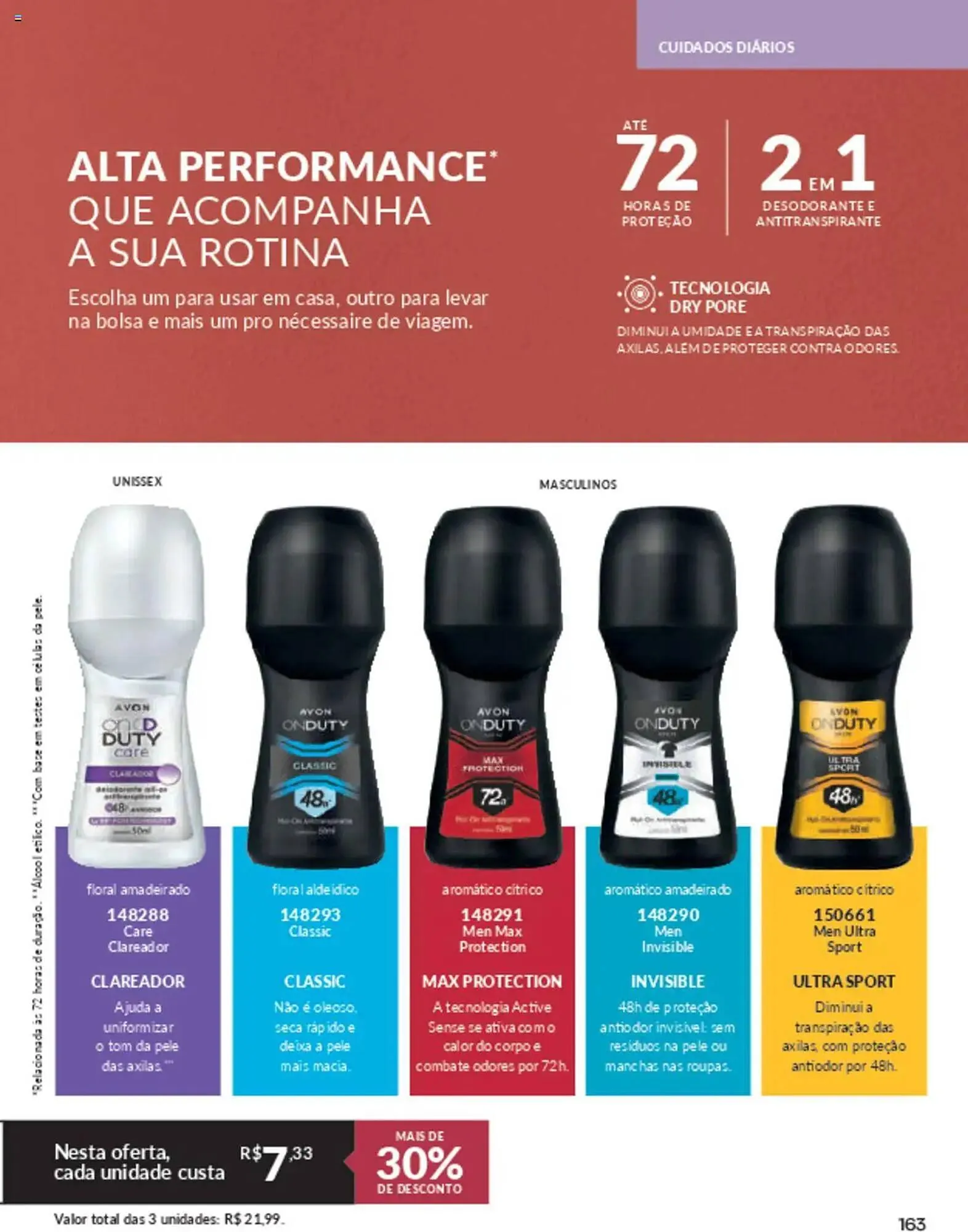 Encarte de Catálogo Avon 10 de março até 30 de junho 2025 - Pagina 163
