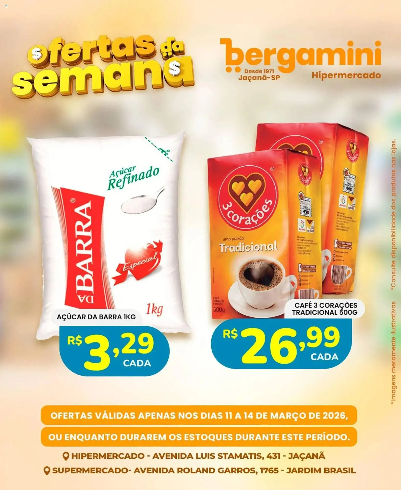 Encarte de Catálogo Supermercado Bergamini 11 de março até 14 de março 2026 - Pagina 3