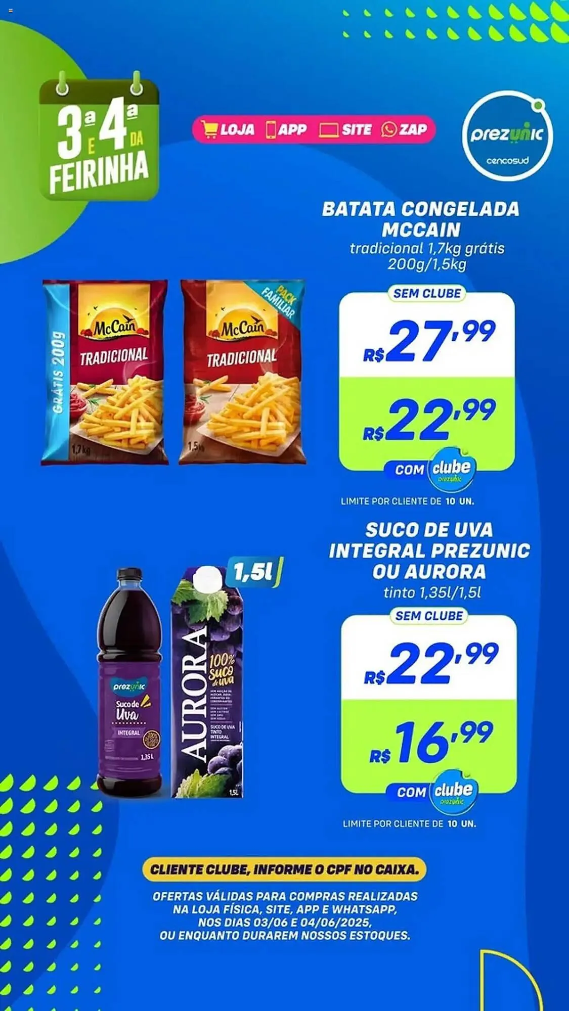 Encarte de Catálogo Prezunic 3 de junho até 4 de junho 2025 - Pagina 7