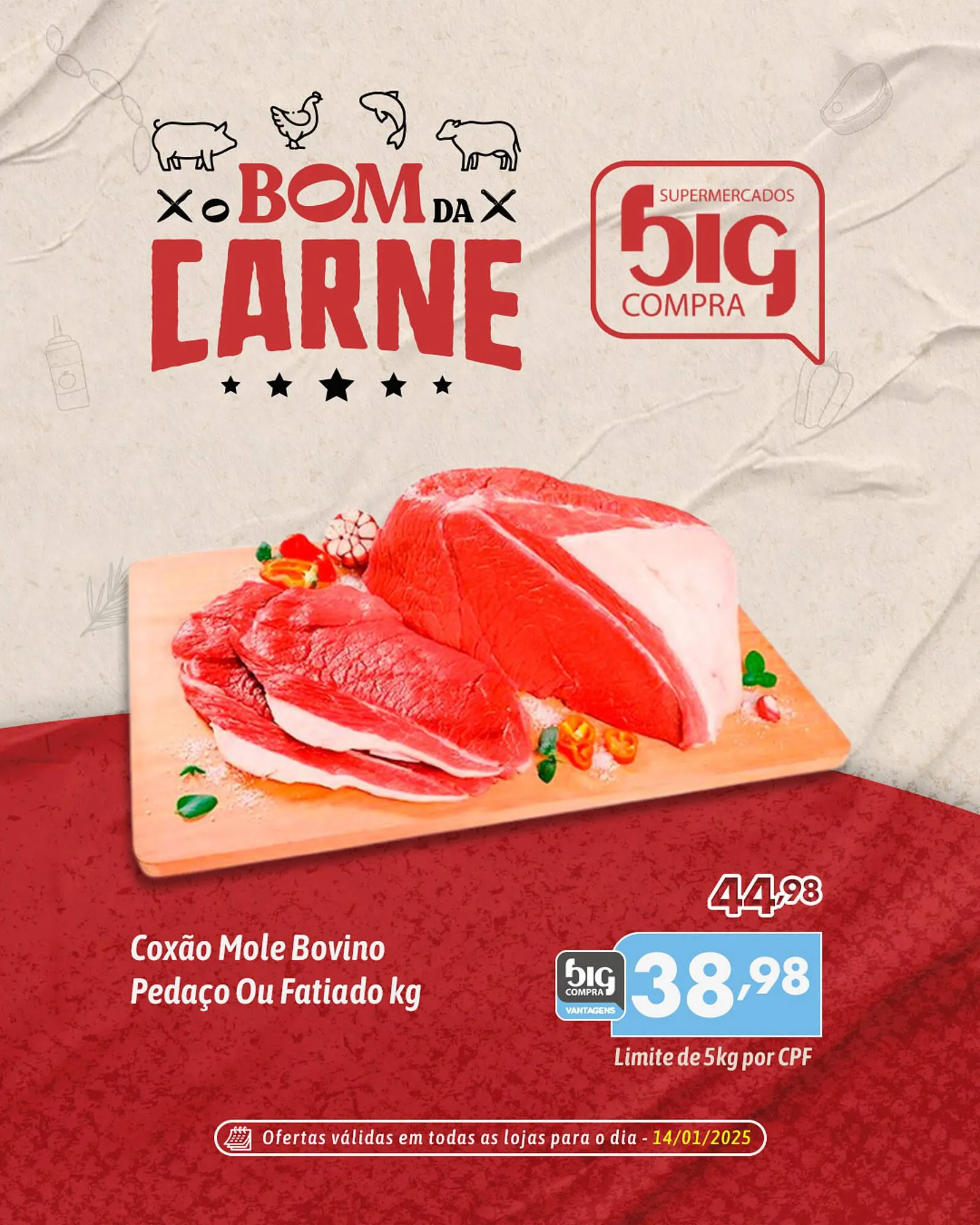 Encarte de Catálogo Supermercados Big Compra 14 de janeiro até 14 de janeiro 2026 - Pagina 3