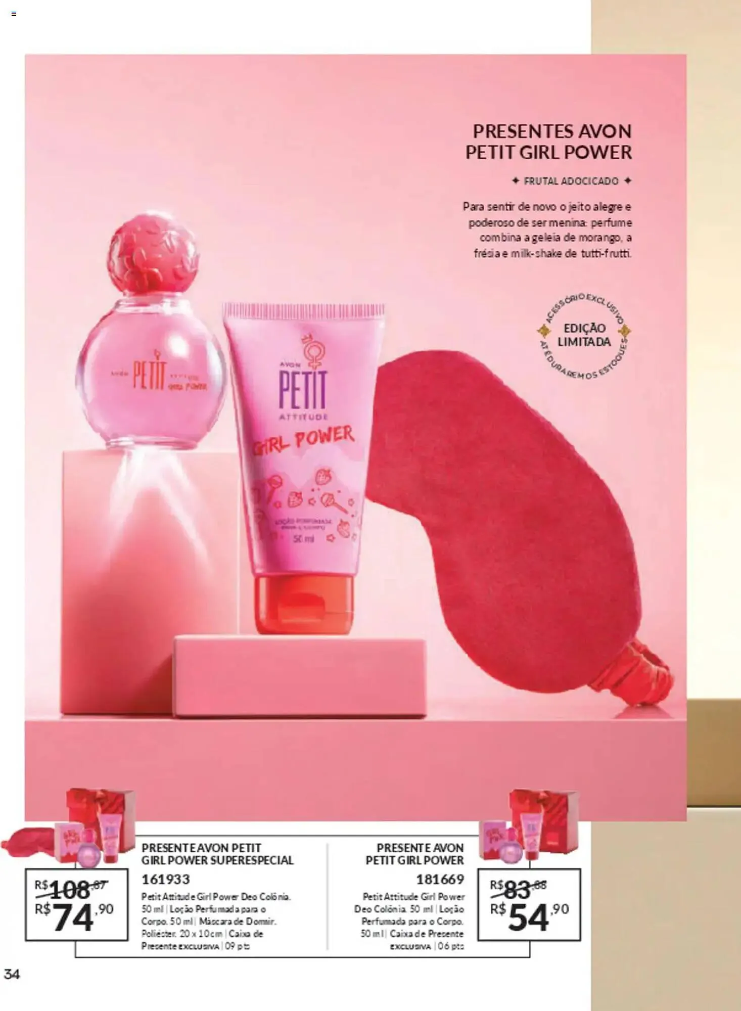 Encarte de Catálogo Avon 10 de março até 30 de junho 2025 - Pagina 34