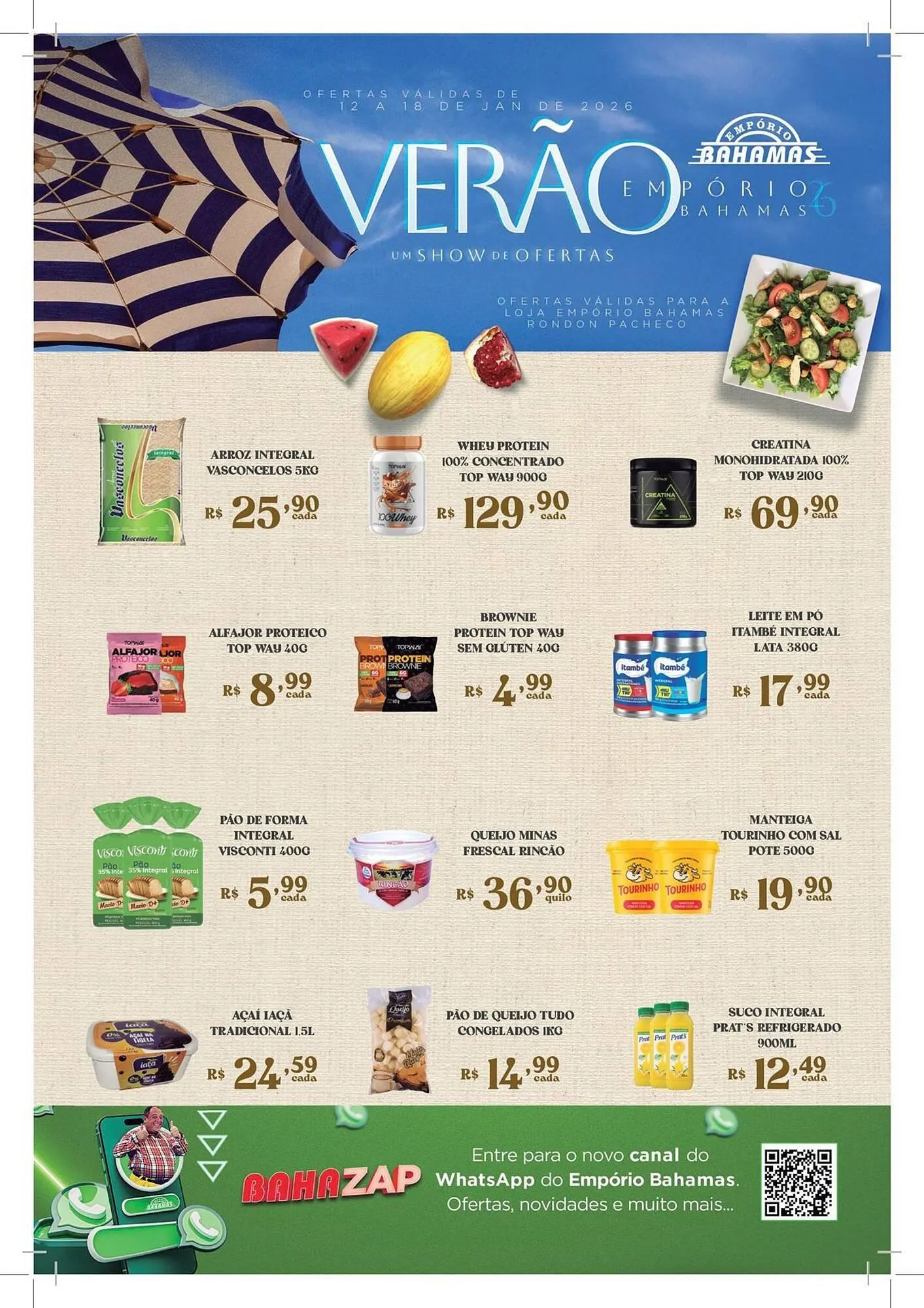 Encarte de Catálogo Empório Bahamas 12 de janeiro até 18 de janeiro 2026 - Pagina 1