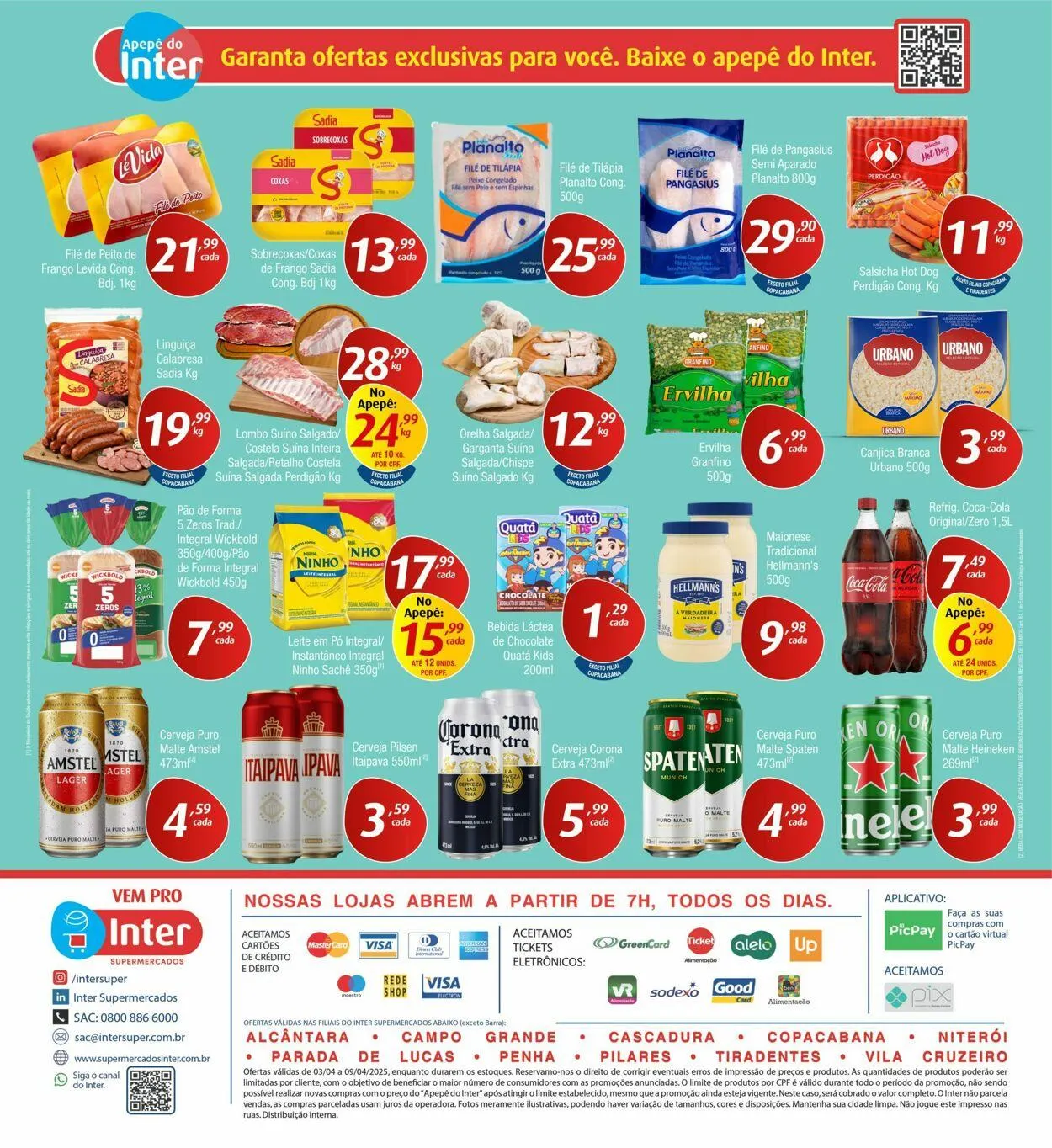 Encarte de Inter Supermercados 31 de março até 9 de abril 2025 - Pagina 2