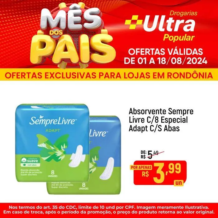 Encarte de Encarte Drogarias Ultra Popular 13 de agosto até 18 de agosto 2024 - Pagina 3
