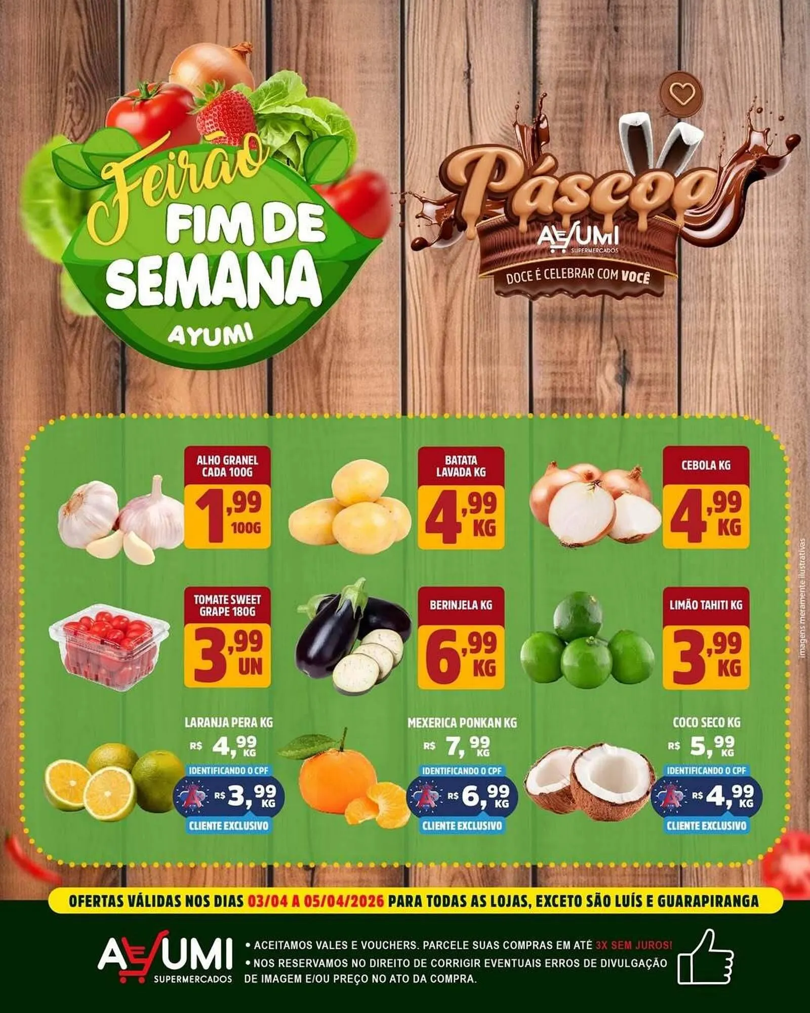 Encarte de Folheto Ayumi Supermercados 2 de abril até 5 de abril 2026 - Pagina 1
