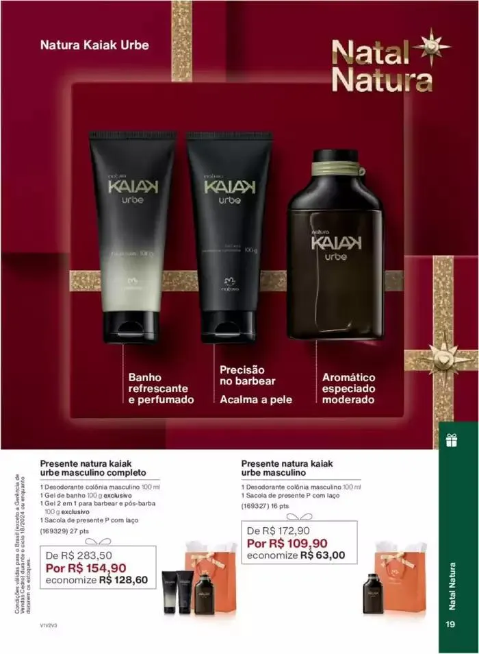 Encarte de Revista Natura Ciclo 18 11 de novembro até 31 de dezembro 2024 - Pagina 70