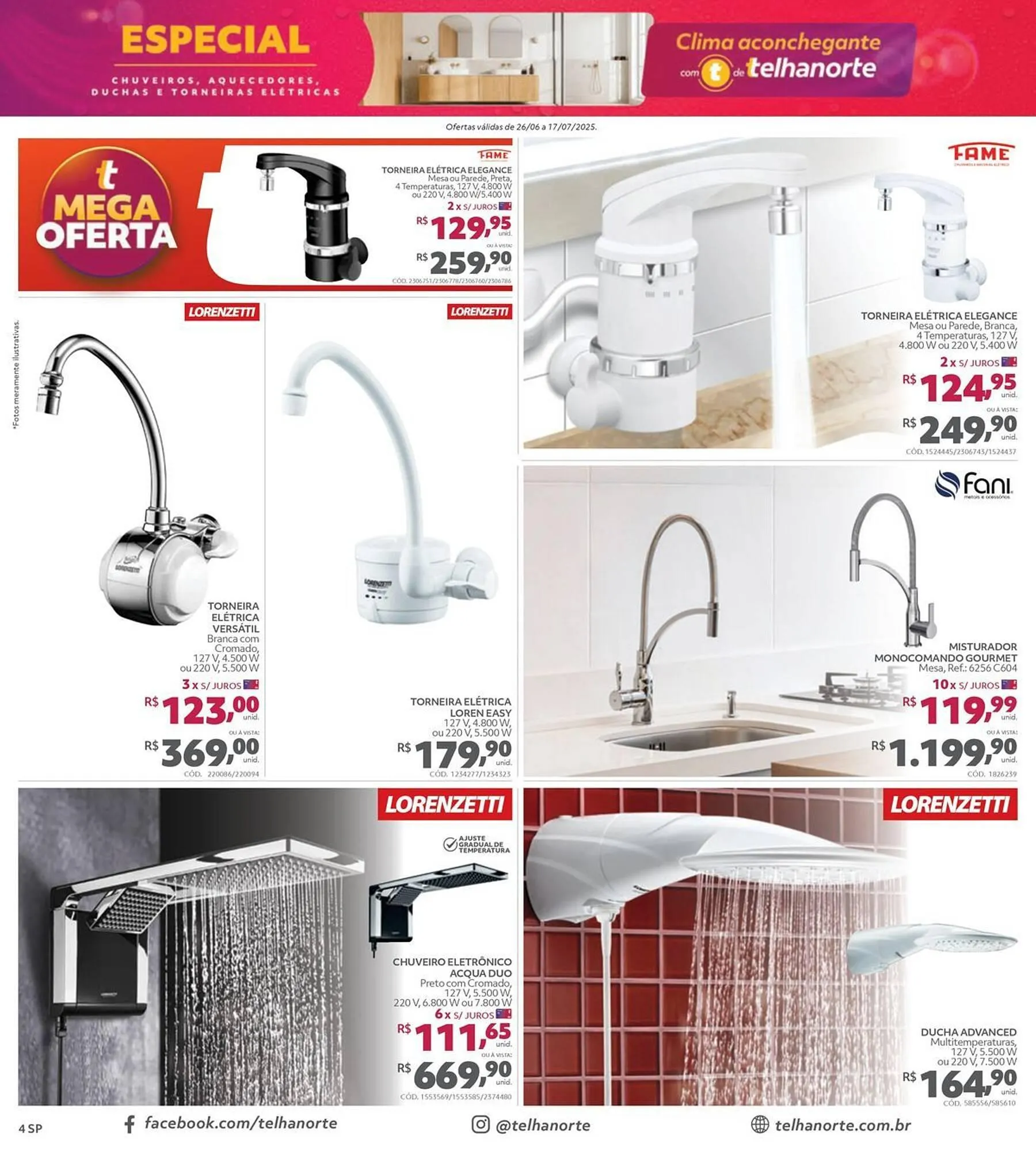 Encarte de Catálogo Telhanorte 26 de junho até 17 de julho 2025 - Pagina 4
