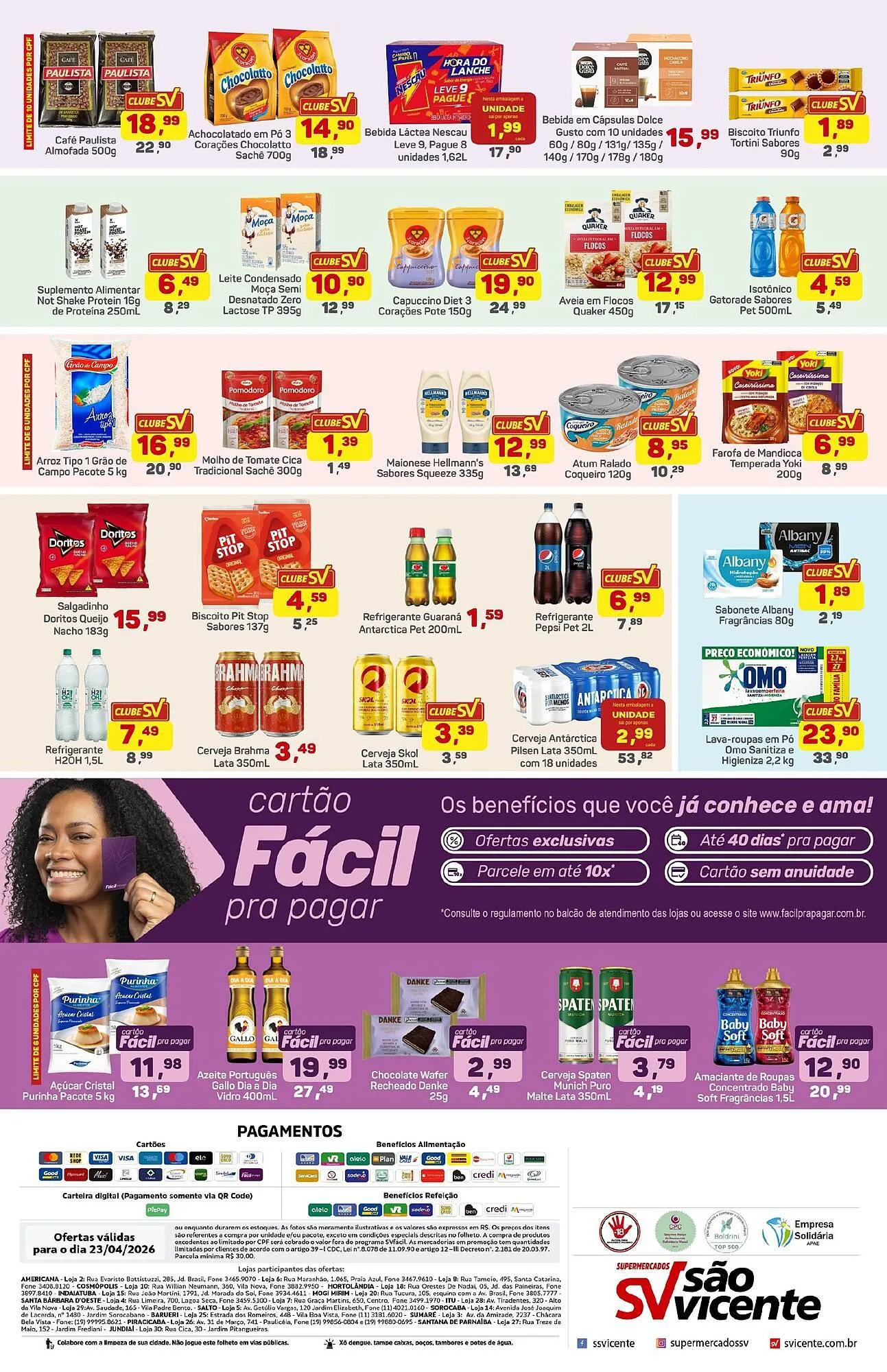 Encarte de Catálogo Supermercados São Vicente 23 de abril até 23 de abril 2026 - Pagina 2