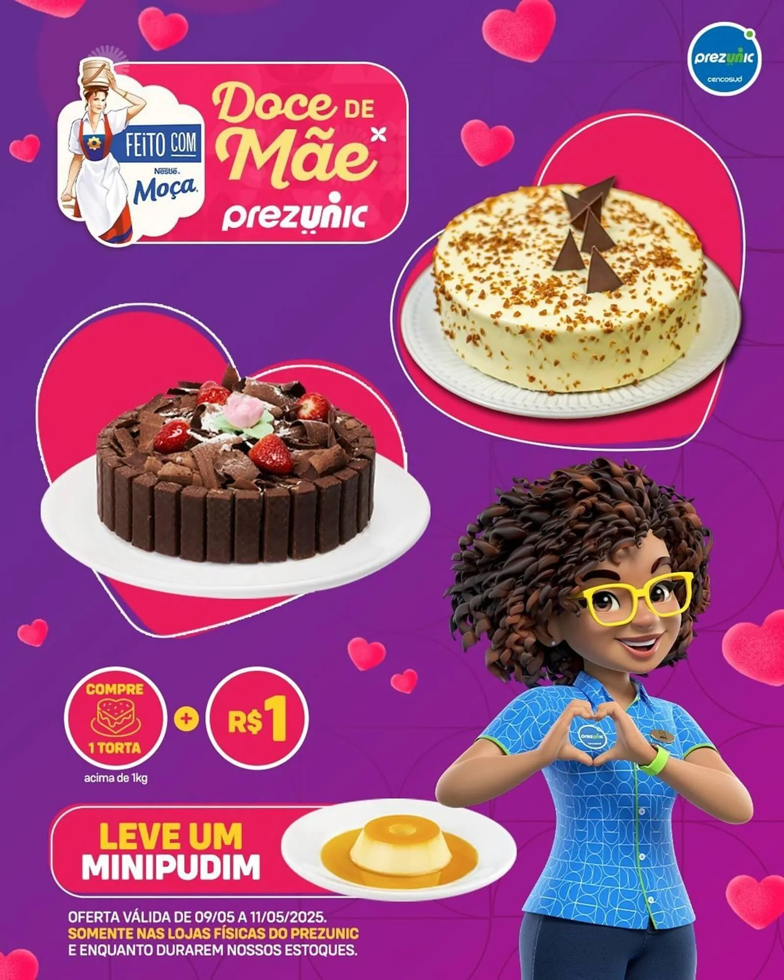 Encarte de Catálogo Prezunic 9 de maio até 11 de maio 2025 - Pagina 1