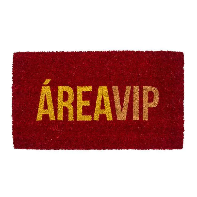 Capacho Retangular Home Vip 33x60cm Vermelho - Sottile