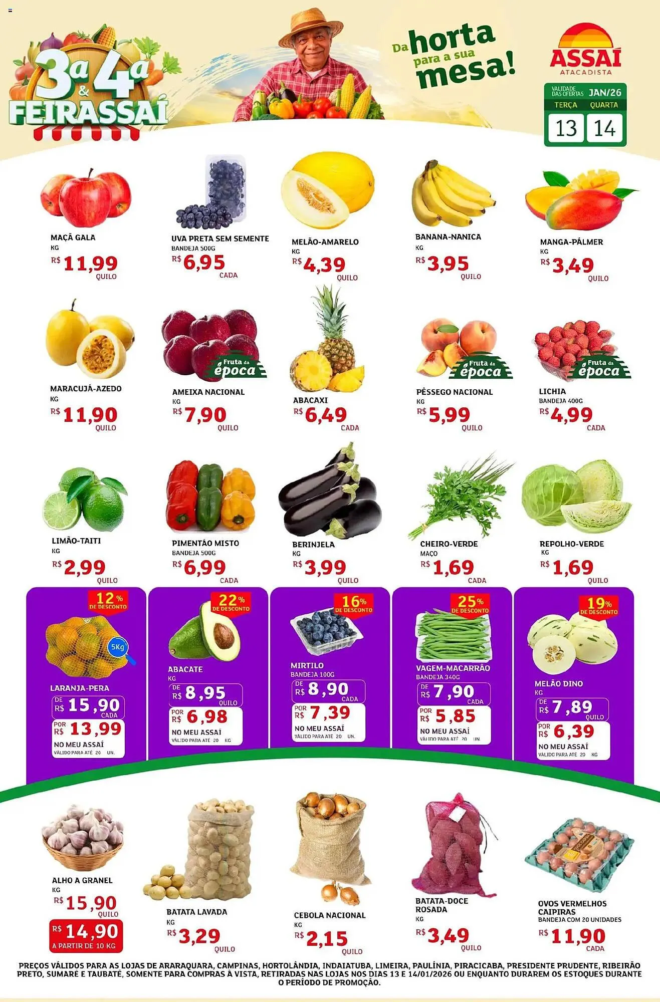 Encarte de Encarte Assaí Atacadista 13 de janeiro até 14 de janeiro 2026 - Pagina 1