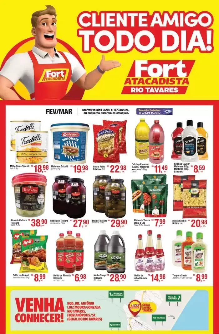 Encarte de INAUGURACAO FOOD SERVICE 26 02 a 16 03 25 Rio Tavares 26 de fevereiro até 16 de março 2025 - Pagina 1