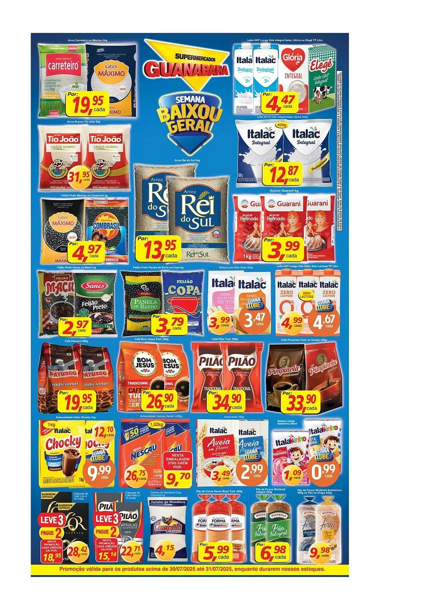 Encarte de Catálogo Supermercados Guanabara 30 de julho até 31 de julho 2025 - Pagina 2