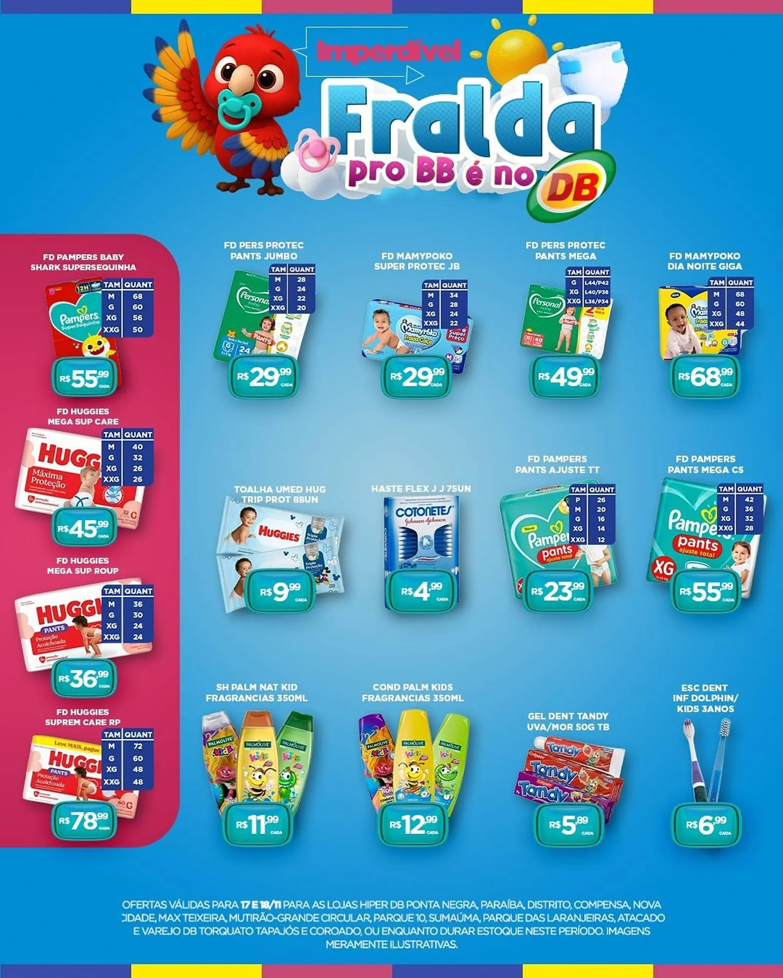 Encarte de Catálogo DB Supermercados 17 de novembro até 18 de novembro 2025 - Pagina 1