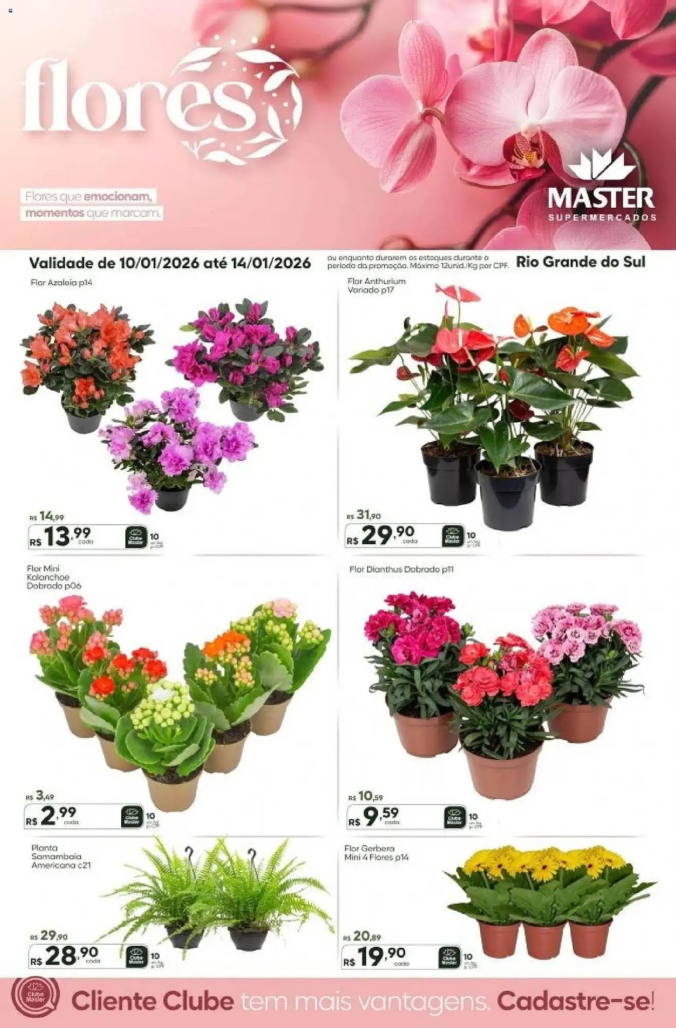Encarte de Folheto Master Supermercados 10 de janeiro até 15 de janeiro 2026 - Pagina 1