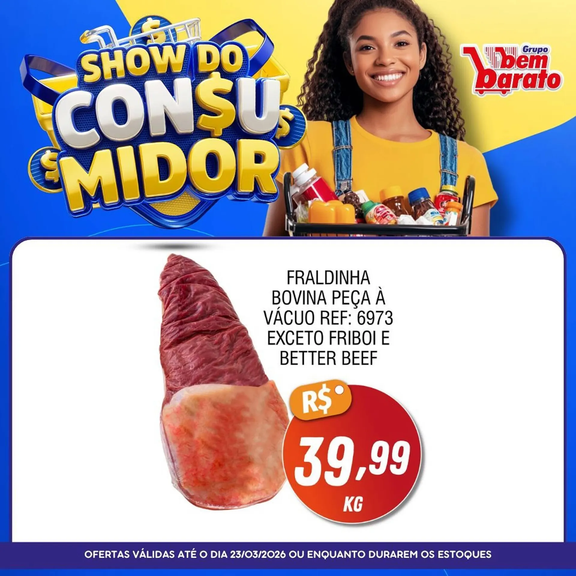 Encarte de Catálogo Supermercado Bem Barato 21 de março até 23 de março 2026 - Pagina 2