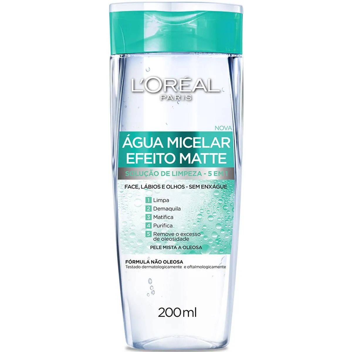 Loção Demaquilante Loreal 200ml Água Micelar Efeito Matte
