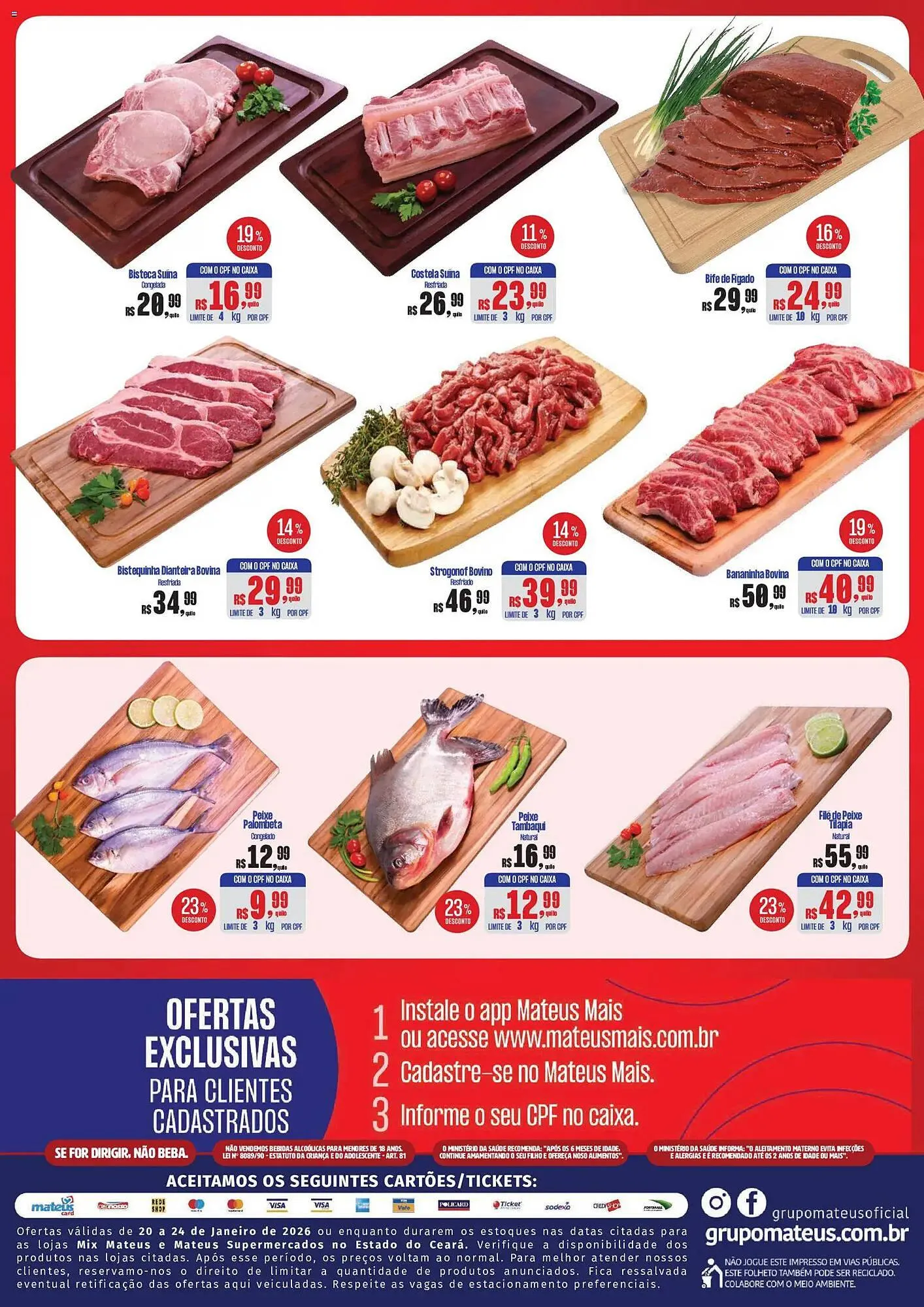 Encarte de Catálogo Supermercados Mateus 20 de janeiro até 24 de janeiro 2026 - Pagina 2