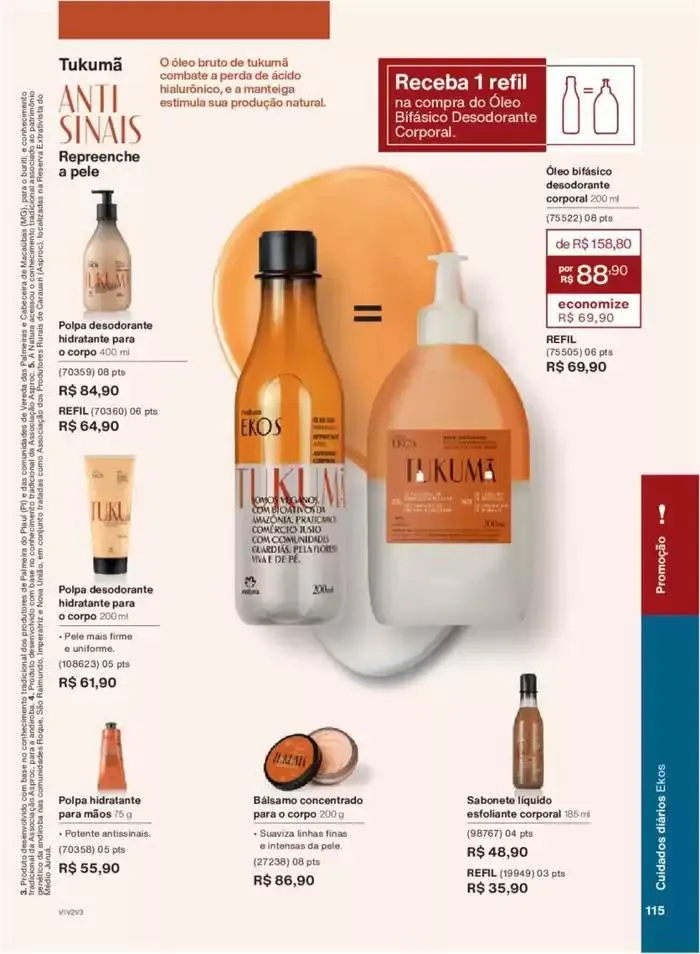 Encarte de Revista Natura Ciclo 18 11 de novembro até 31 de dezembro 2024 - Pagina 17