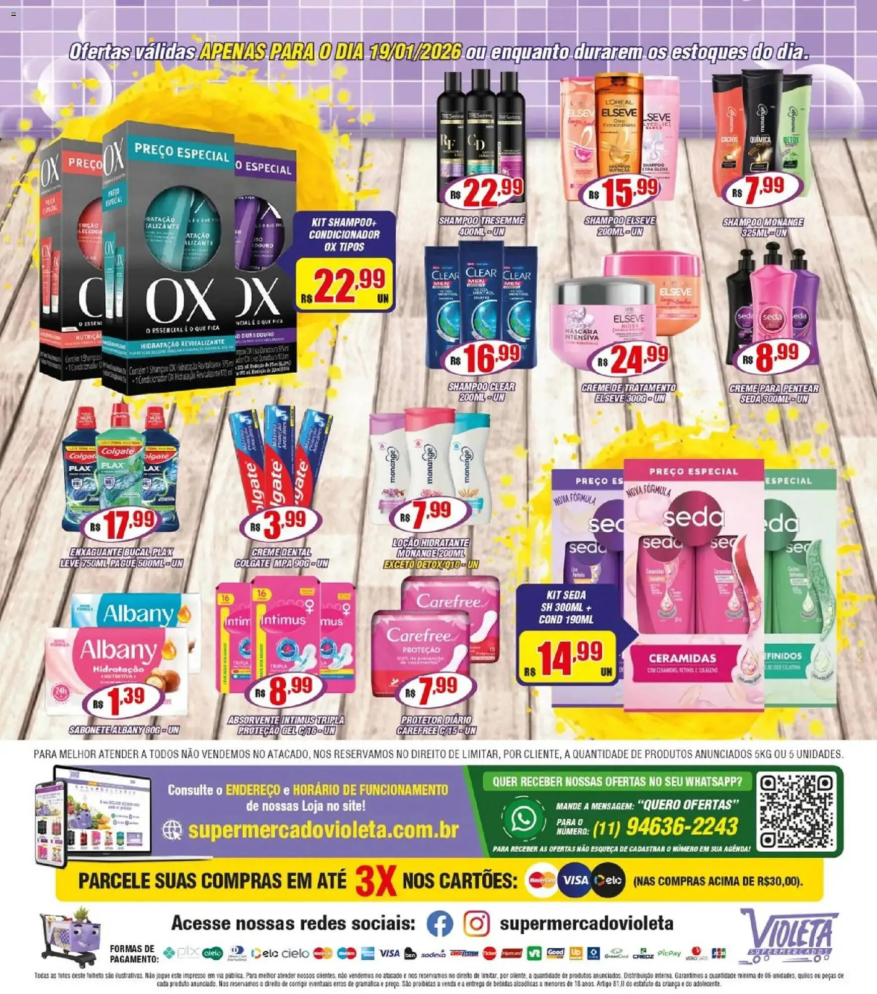 Encarte de Catálogo Violeta Supermercados 19 de janeiro até 19 de janeiro 2026 - Pagina 2