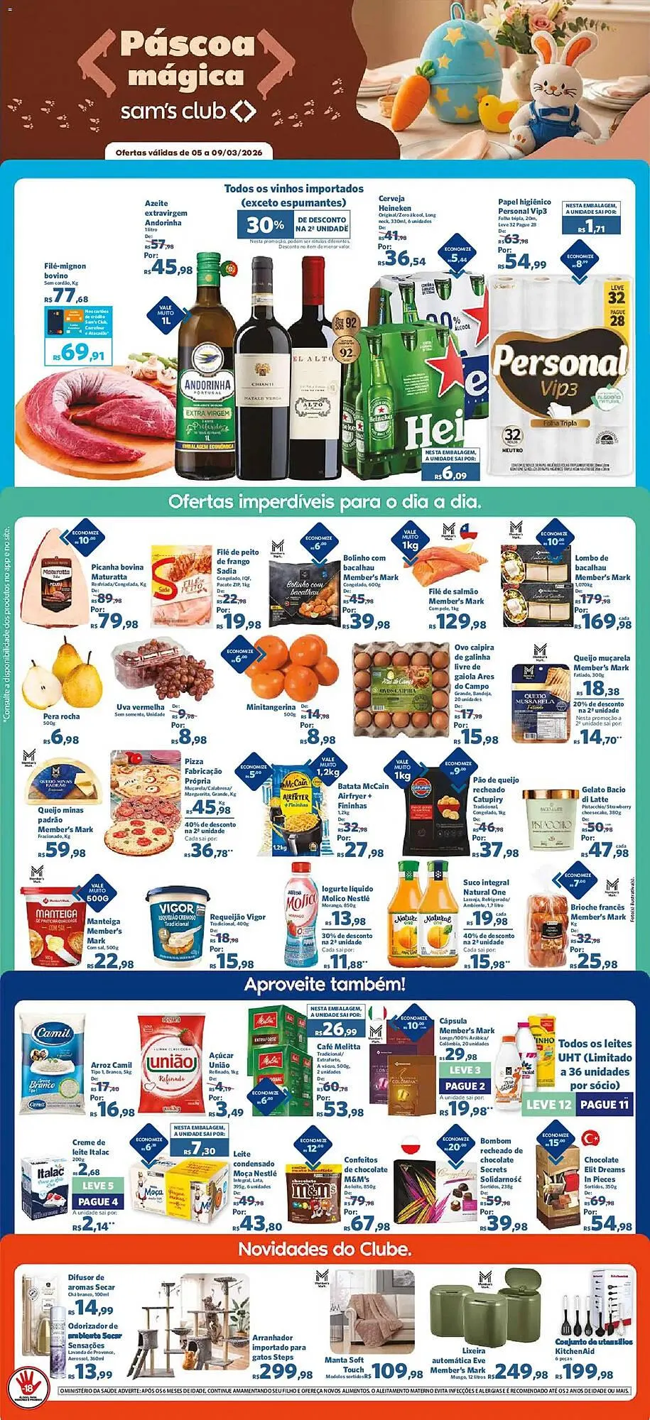 Encarte de Folheto Sam's Club 5 de março até 9 de março 2026 - Pagina 1